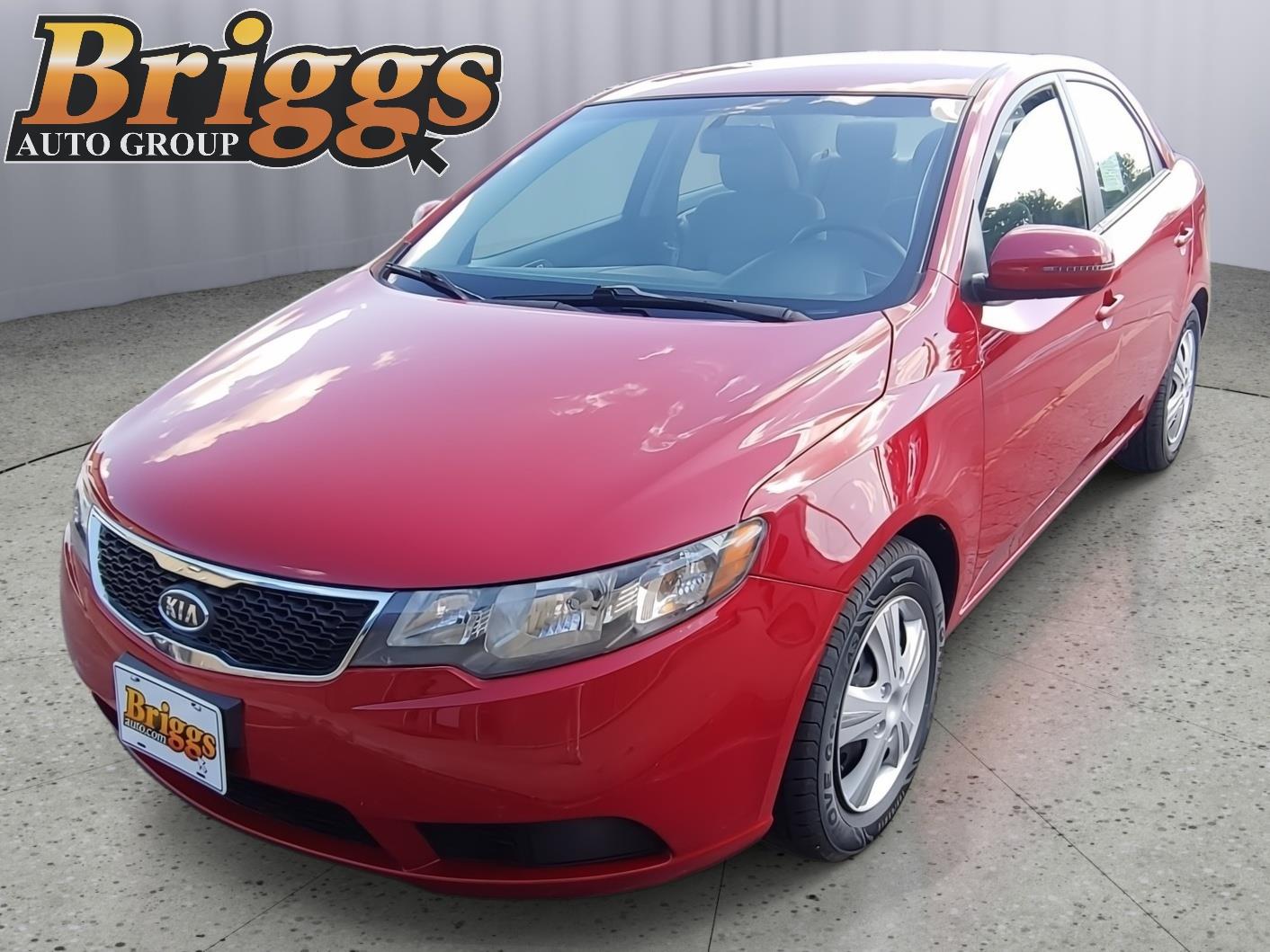 Crimson Red Pearl 2013 Kia Forte Sedan Front-Wheel Drive Automatic