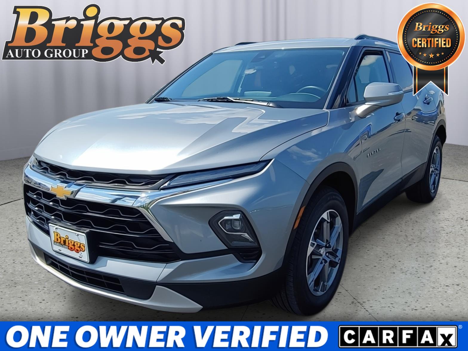 Sterling Gray Metallic 2023 Chevrolet Blazer SUV / Crossover All-Wheel Drive 9-Speed Automatic