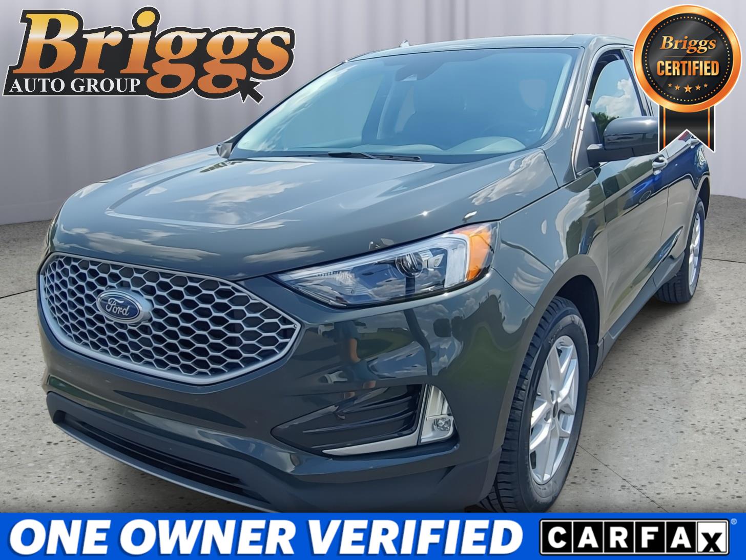 Forged Green Metallic 2023 Ford Edge SUV / Crossover All-Wheel Drive 8-Speed Automatic