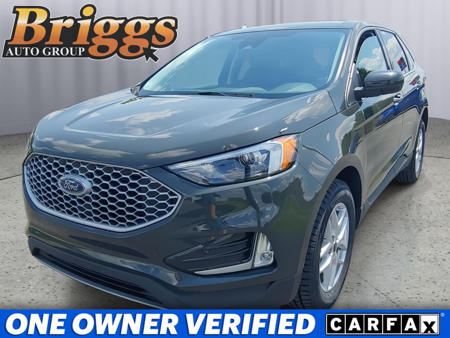 Forged Green Metallic 2023 Ford Edge SUV / Crossover All-Wheel Drive 8-Speed Automatic