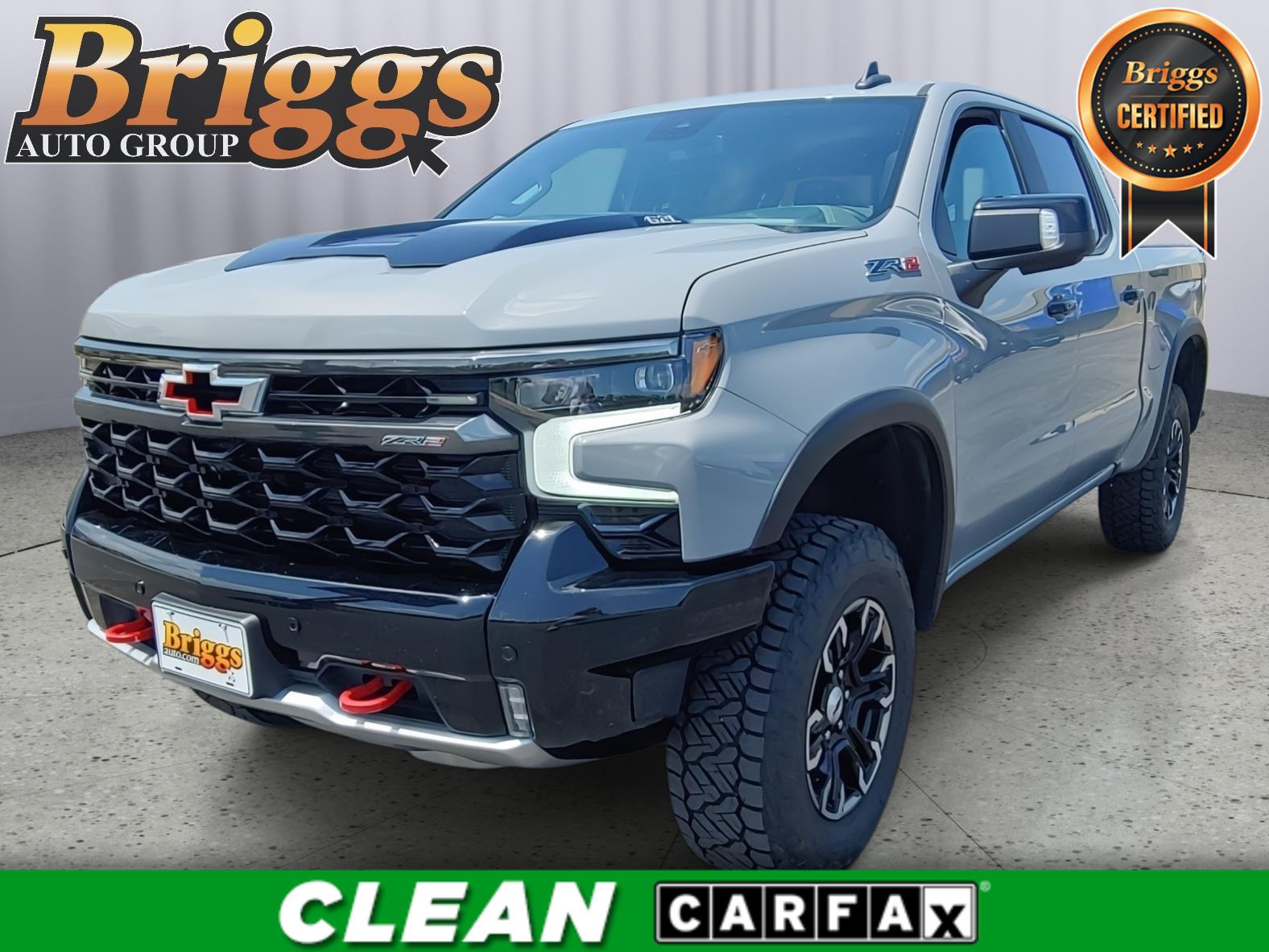 Slate Gray Metallic 2025 Chevrolet Silverado 1500 Pickup Truck Four-Wheel Drive Automatic