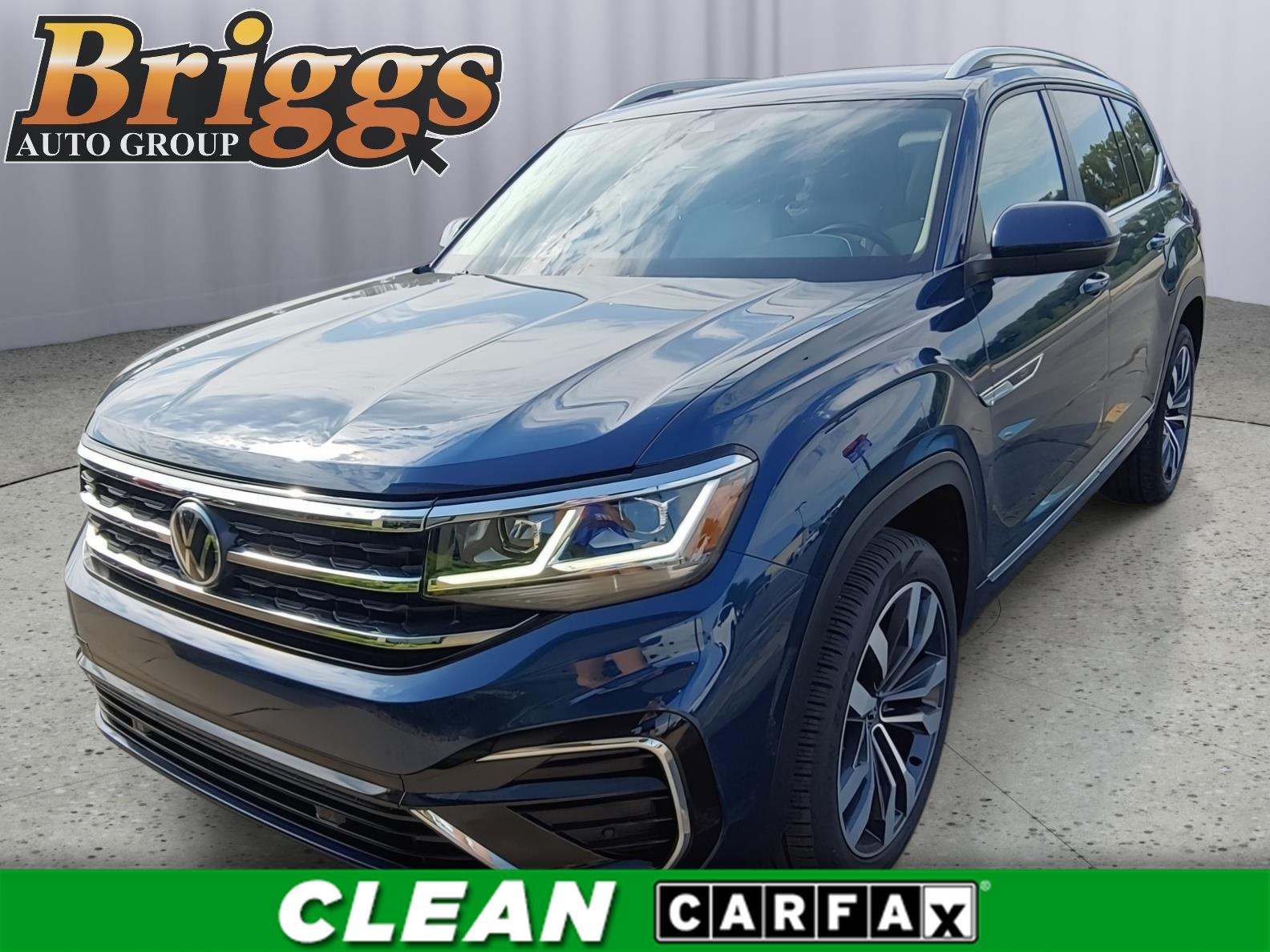 Tourmaline Blue Metallic 2021 Volkswagen Atlas SUV / Crossover All-Wheel Drive Automatic