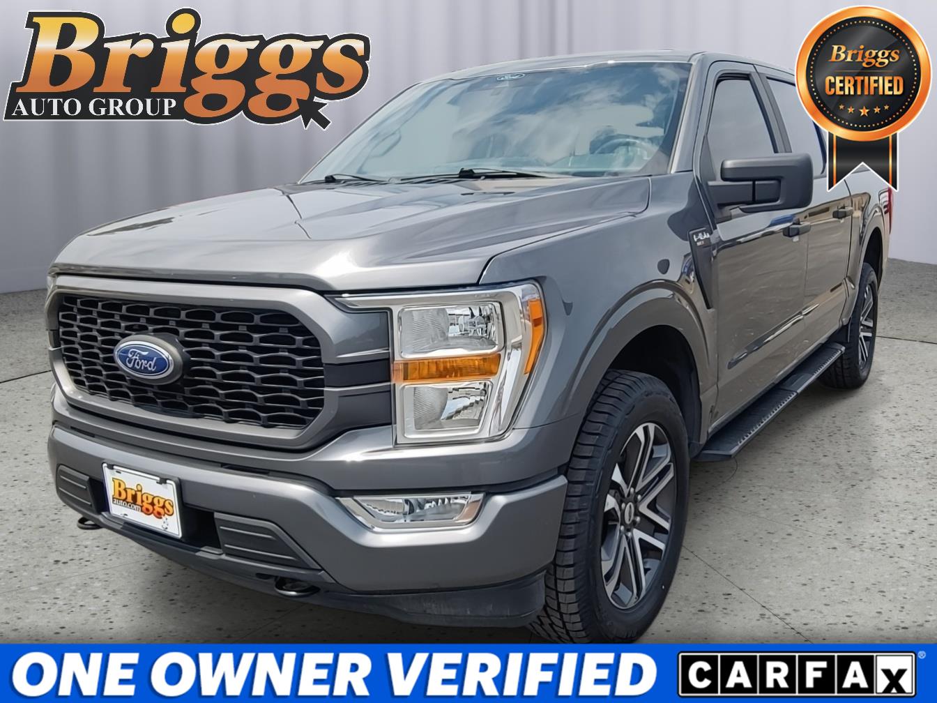 Carbonized Gray Metallic 2022 Ford F-150 Pickup Truck Four-Wheel Drive Automatic