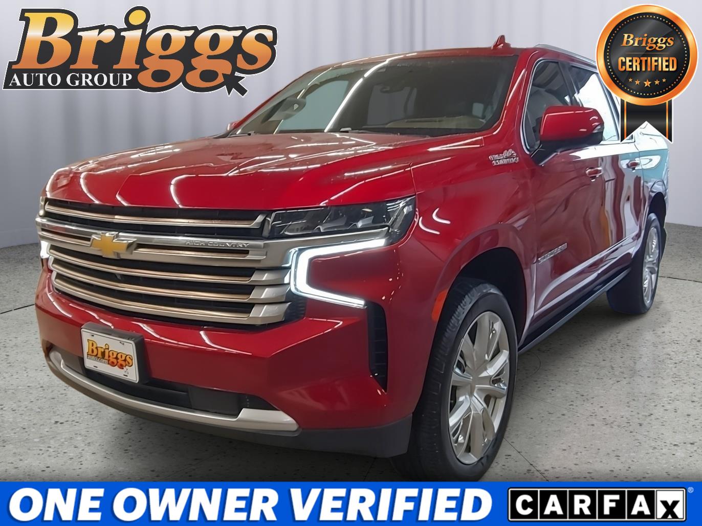 Cherry Red Tintcoat 2021 Chevrolet Suburban SUV / Crossover Four-Wheel Drive Automatic