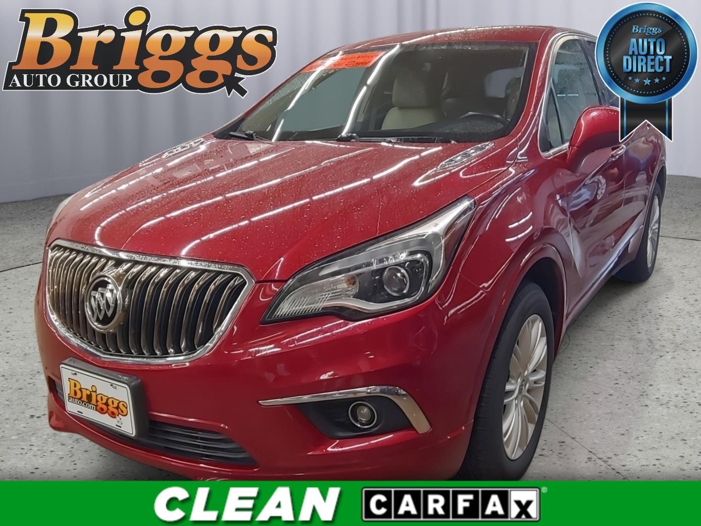 Chili Red Metallilc 2017 Buick Envision SUV / Crossover All-Wheel Drive 6-Speed Automatic