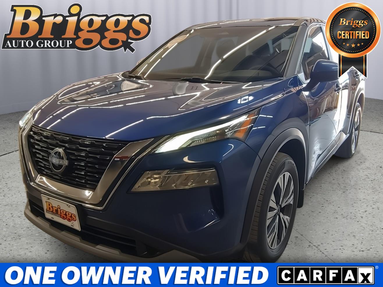 Caspian Blue Metallic 2023 Nissan Rogue SUV / Crossover Front-Wheel Drive Continuously Variable Transmission