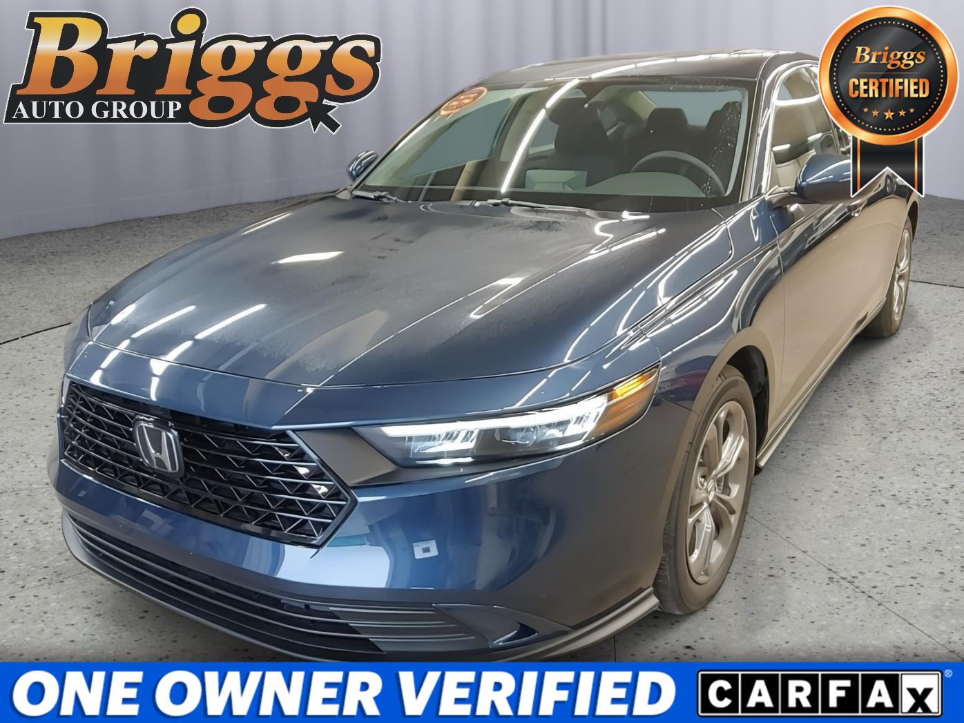 Canyon River Blue Metallic 2024 Honda Accord Sedan Front-Wheel Drive Continuously Variable Transmission