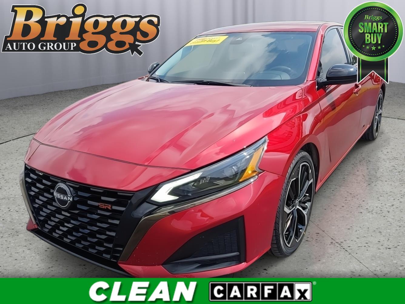 Red (Scarlet Ember Tintcoat) 2023 Nissan Altima Sedan Front-Wheel Drive Continuously Variable Transmission