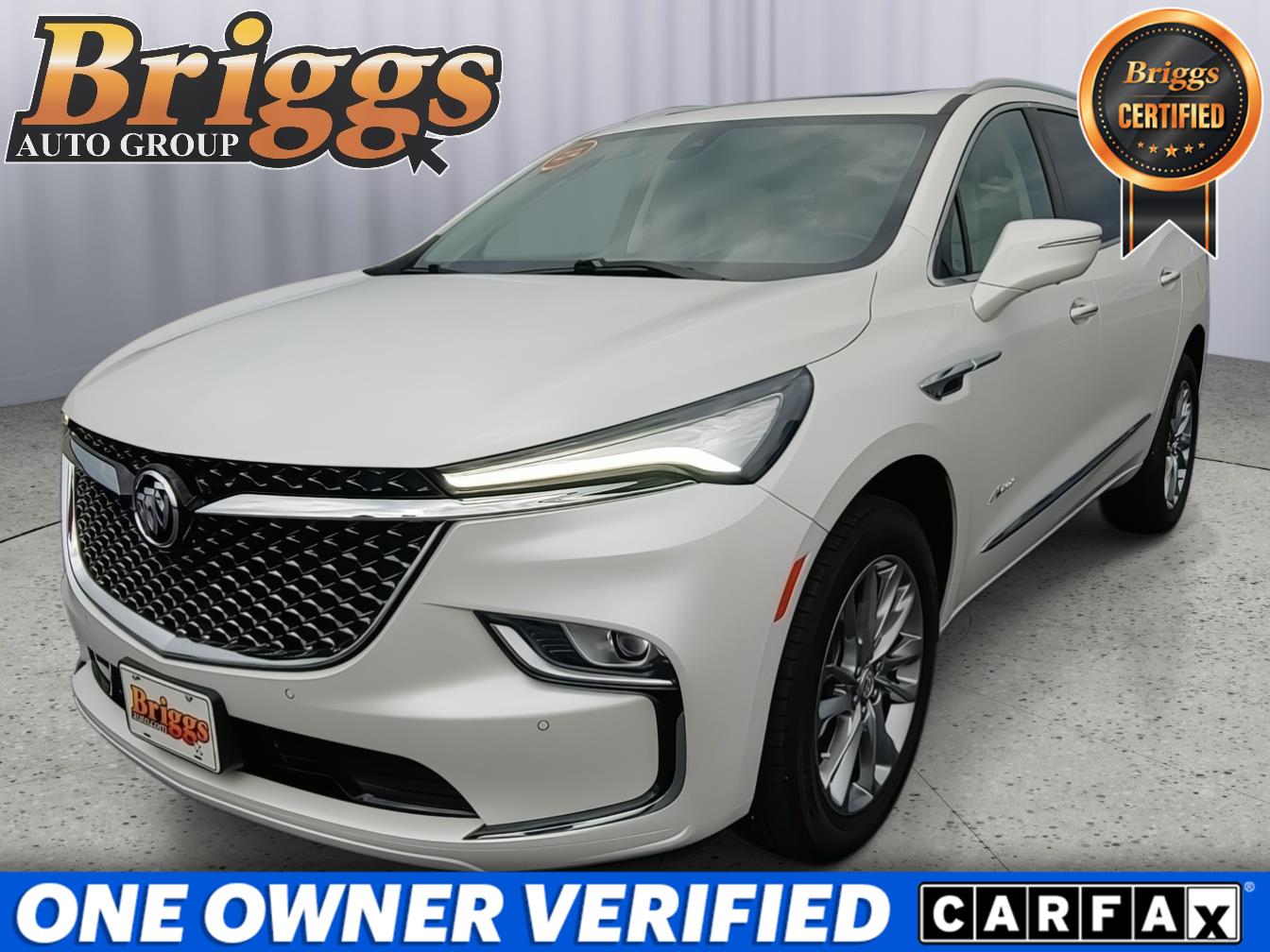 White Frost Tricoat 2023 Buick Enclave SUV / Crossover Four-Wheel Drive 9-Speed Automatic