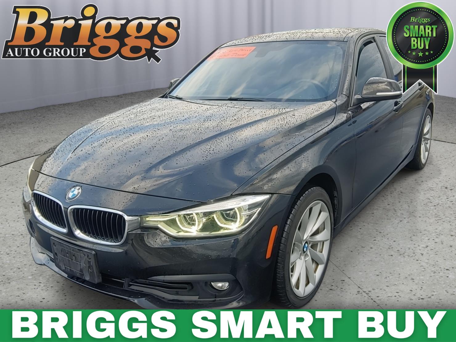 Jet Black 2018 BMW 3 Series Sedan All-Wheel Drive Automatic