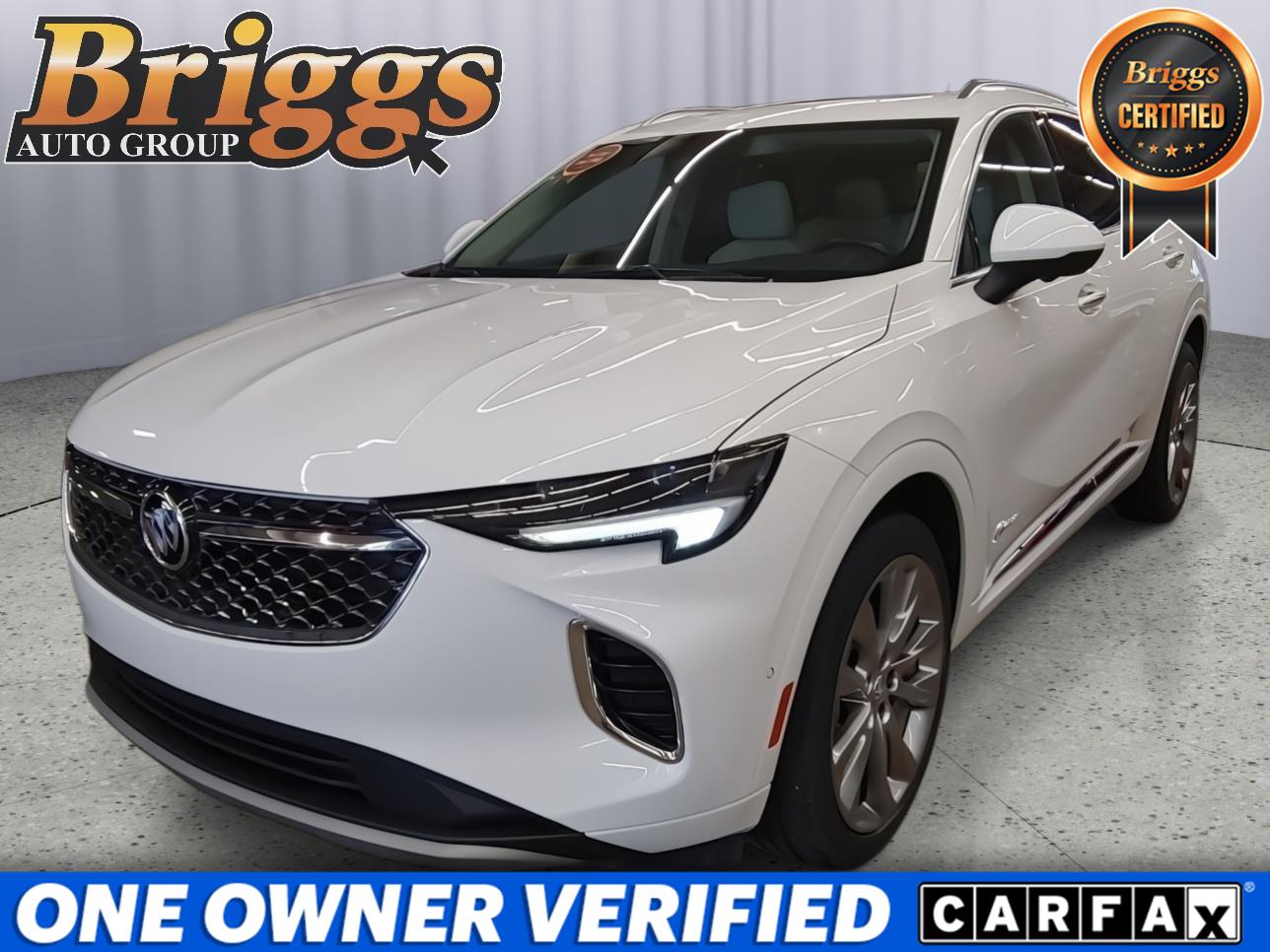 Summit White 2022 Buick Envision SUV / Crossover All-Wheel Drive 9-Speed Automatic