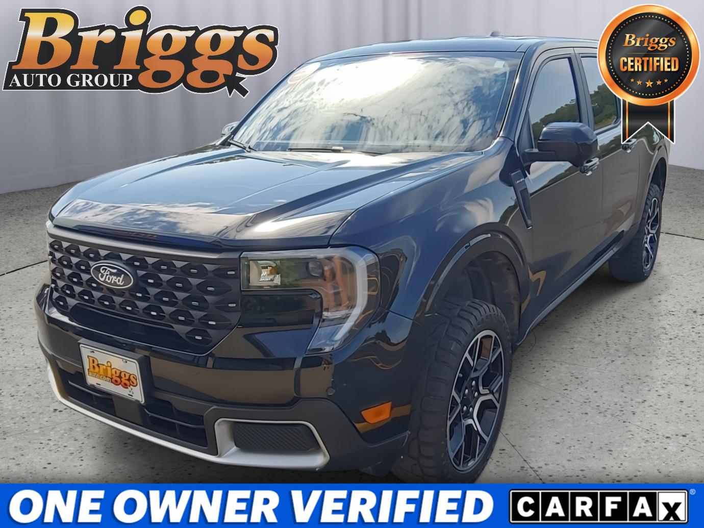 Shadow Black 2025 Ford Maverick Pickup Truck All-Wheel Drive Continuously Variable Transmission