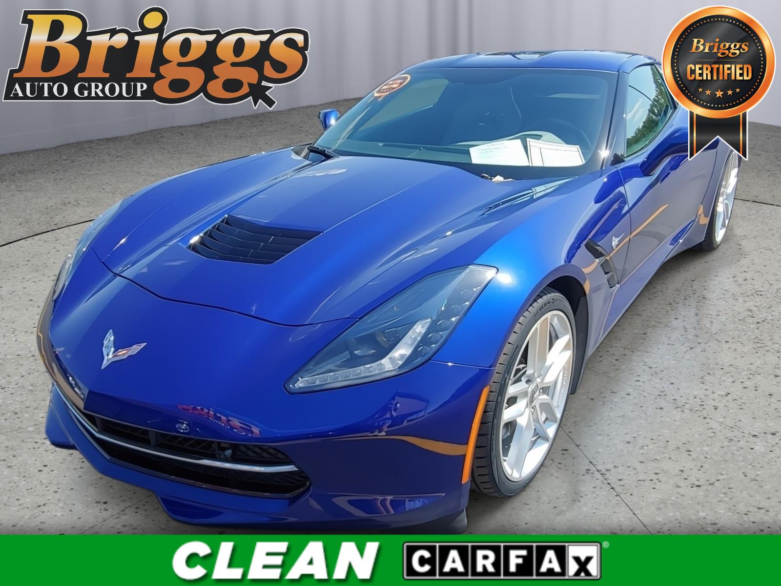 Admiral Blue Metallic 2019 Chevrolet Corvette Coupe Rear-Wheel Drive 8-Speed Automatic