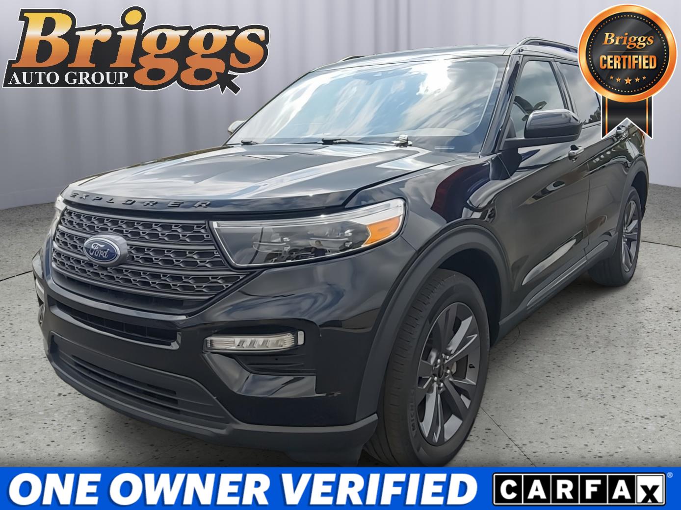 Agate Black Metallic 2023 Ford Explorer SUV / Crossover All-Wheel Drive Automatic