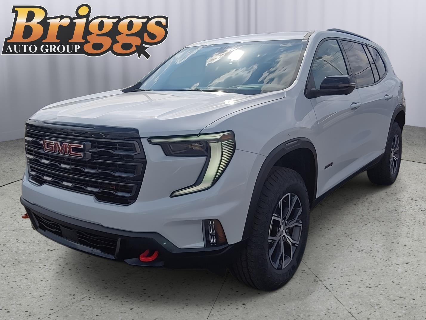 Glacier White Tricoat 2026 GMC Acadia SUV / Crossover Four-Wheel Drive 8-Speed Automatic