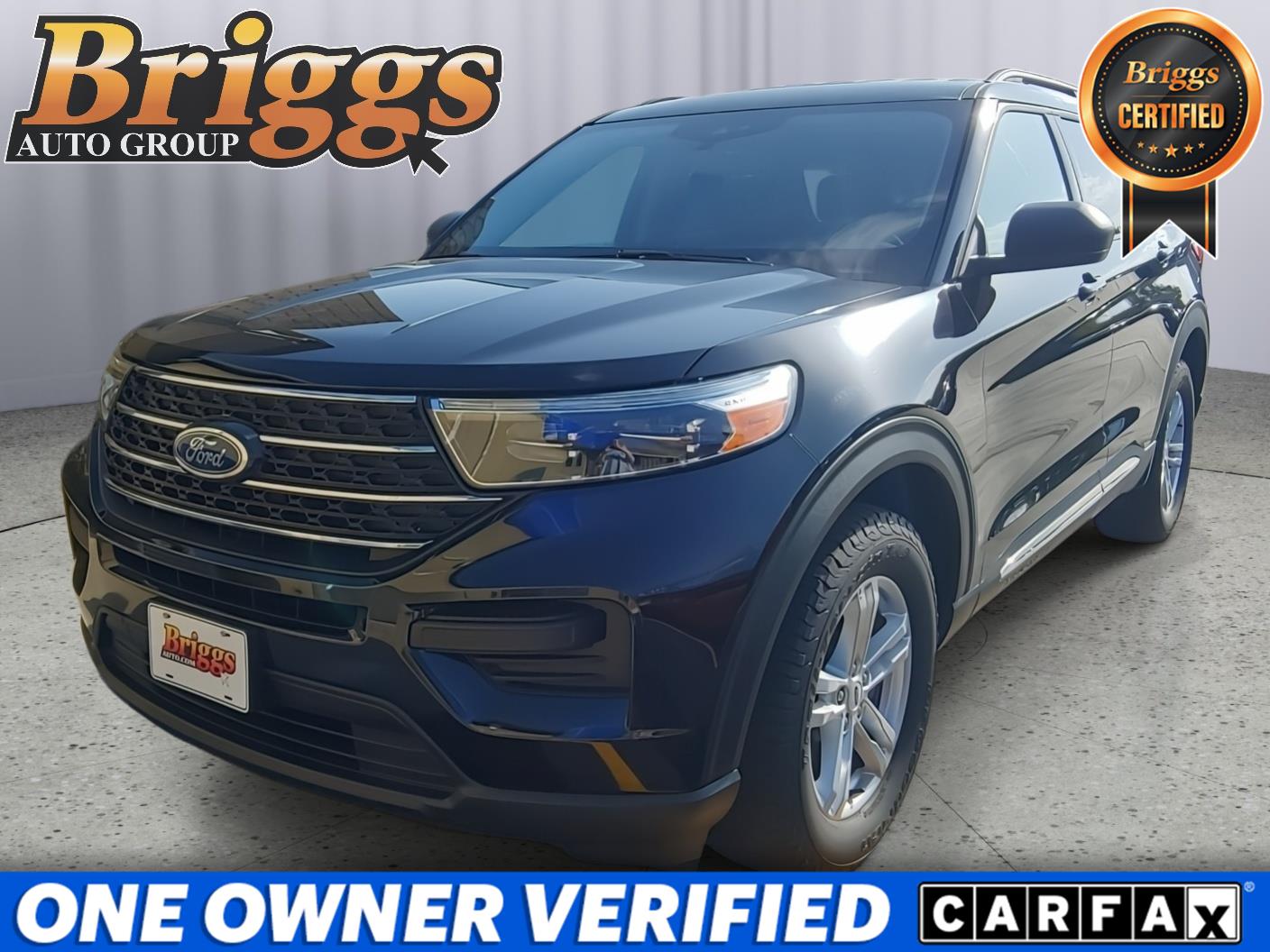 Agate Black Metallic 2023 Ford Explorer SUV / Crossover All-Wheel Drive Automatic