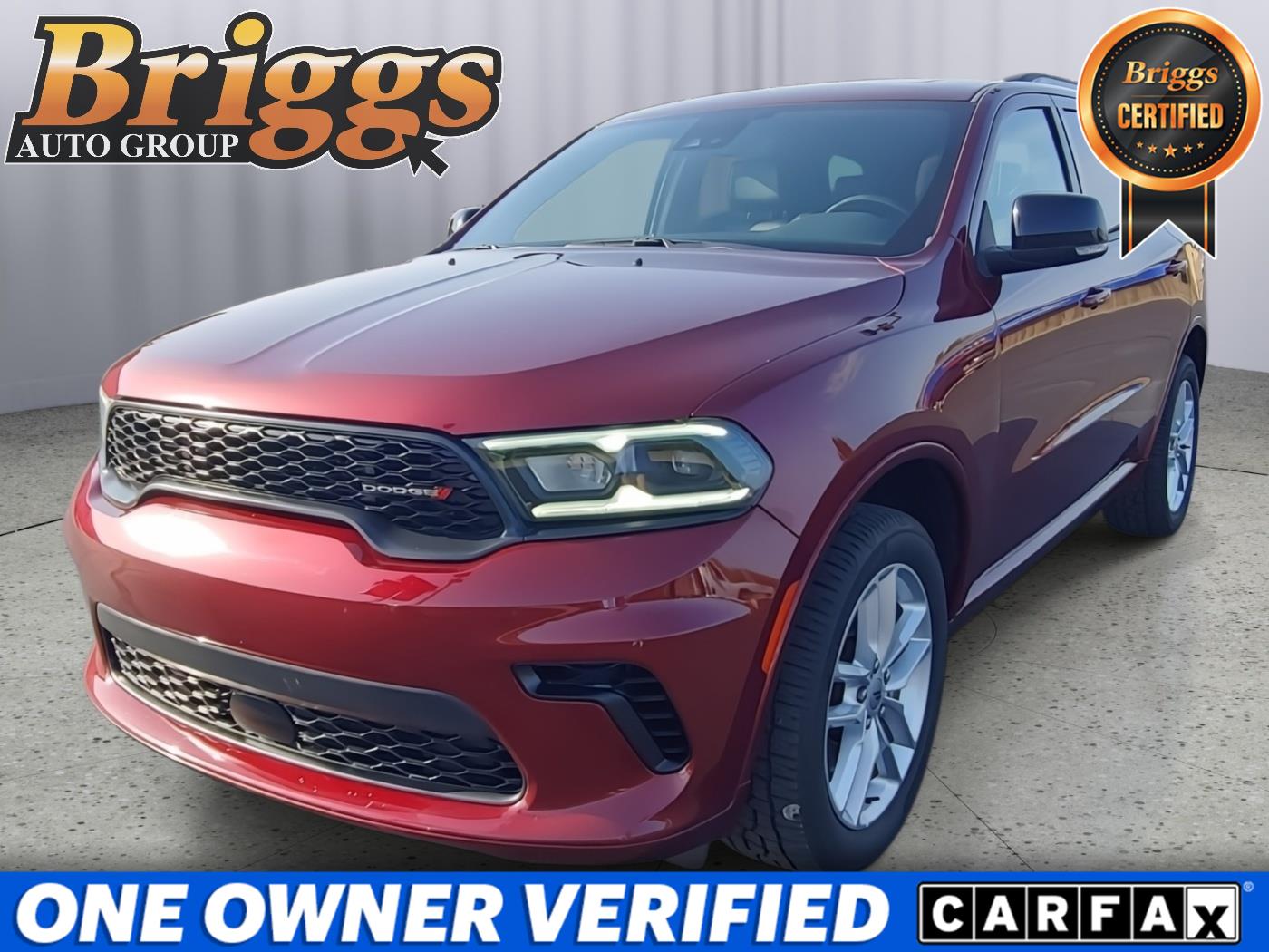 Octane Red Pearlcoat 2024 Dodge Durango SUV / Crossover All-Wheel Drive 8-Speed Automatic