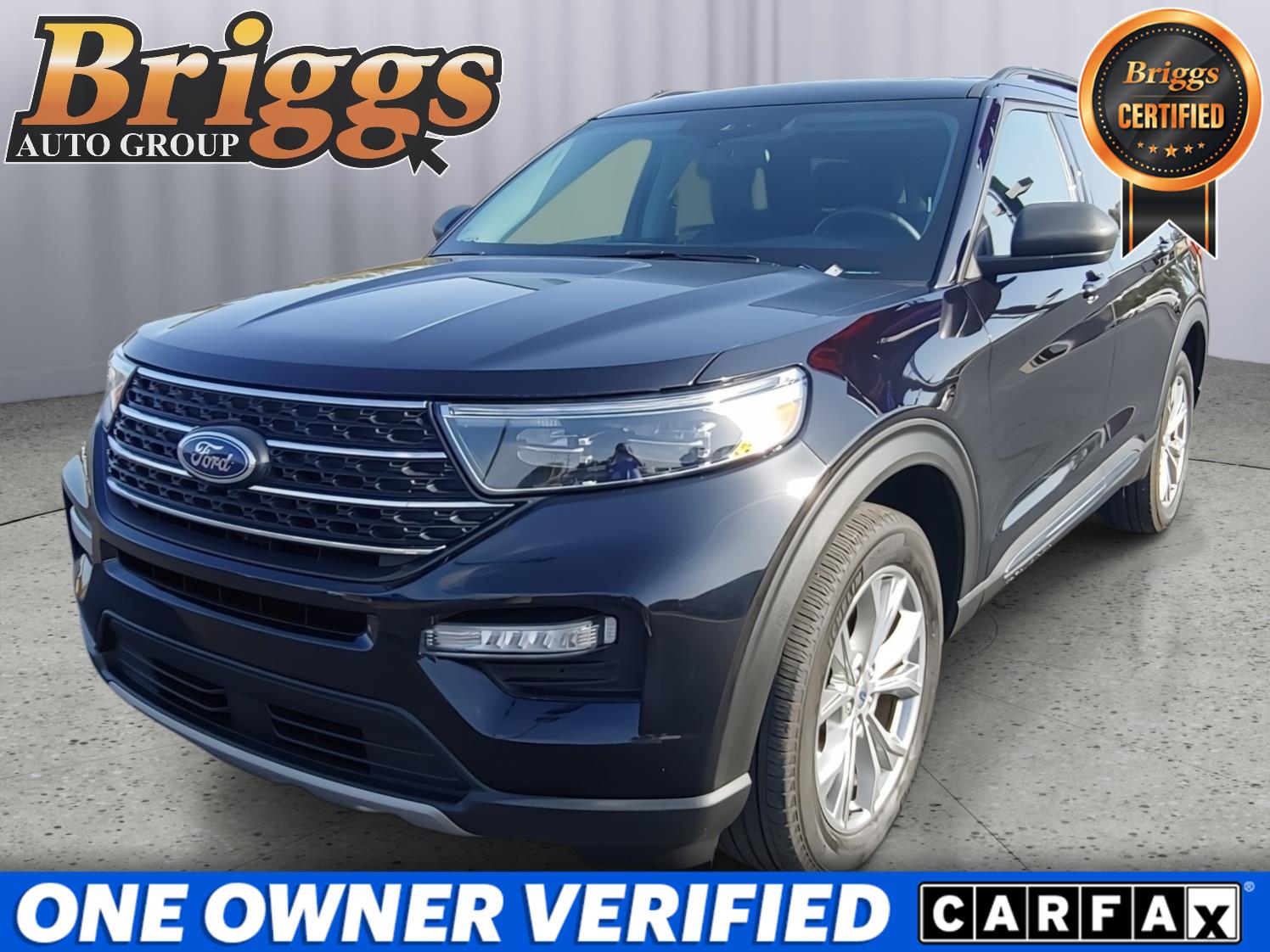 Agate Black Metallic 2023 Ford Explorer SUV / Crossover All-Wheel Drive Automatic