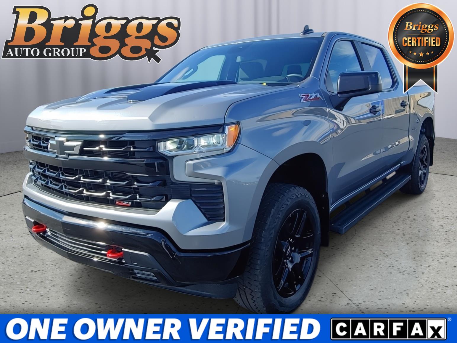 Sterling Gray Metallic 2024 Chevrolet Silverado 1500 Pickup Truck Four-Wheel Drive Automatic