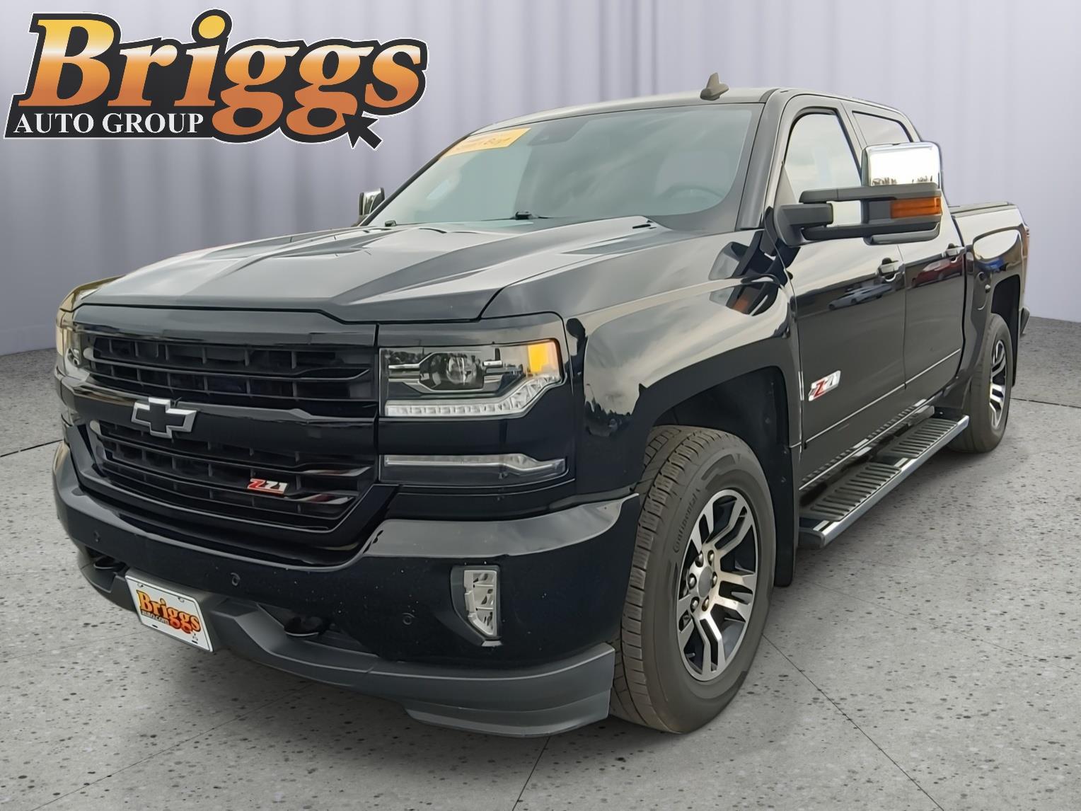 Black 2018 Chevrolet Silverado 1500 Pickup Truck Four-Wheel Drive 8-Speed Automatic