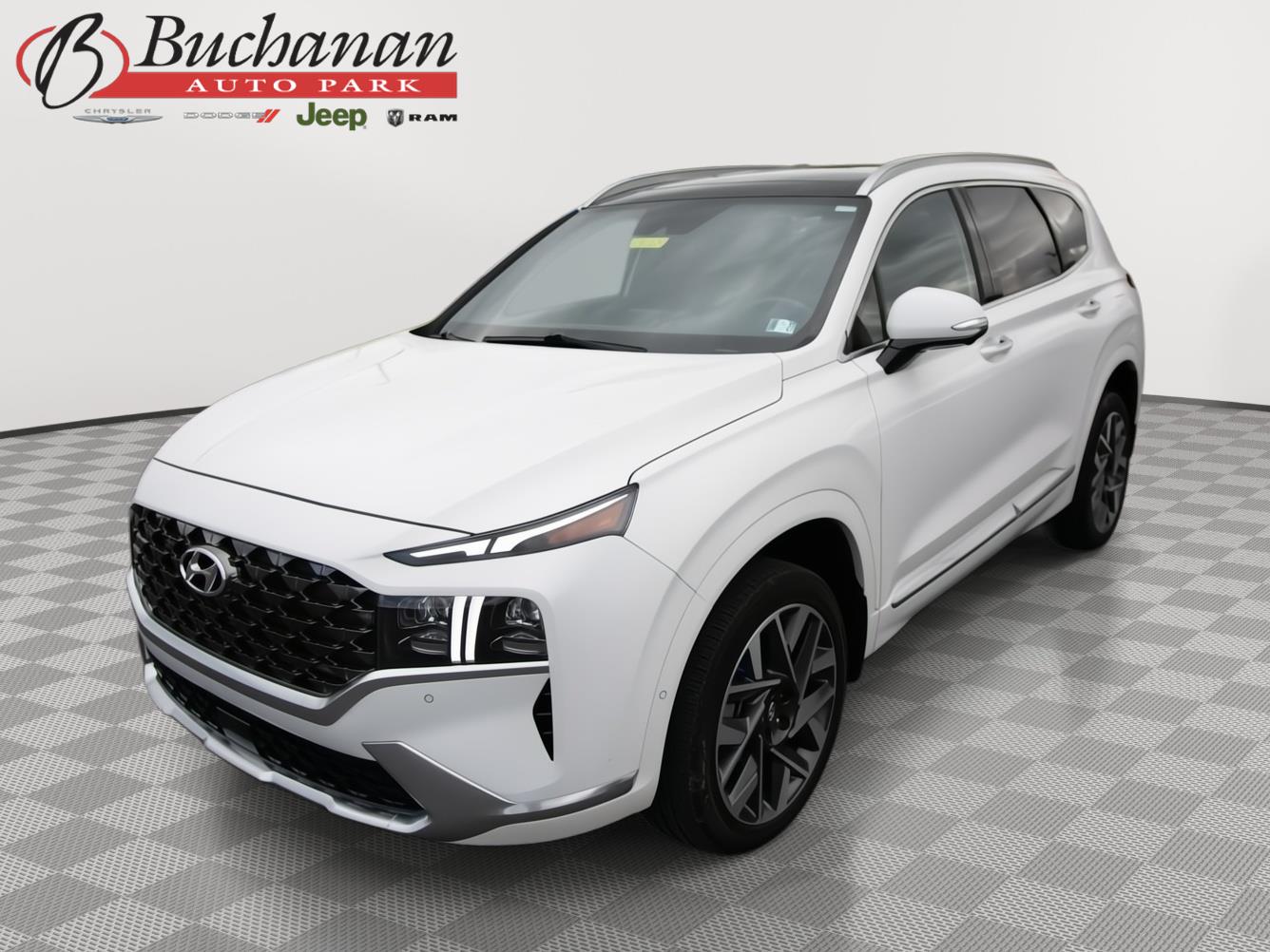 Serenity White Pearl 2023 Hyundai Santa Fe SUV / Crossover All-Wheel Drive Automatic