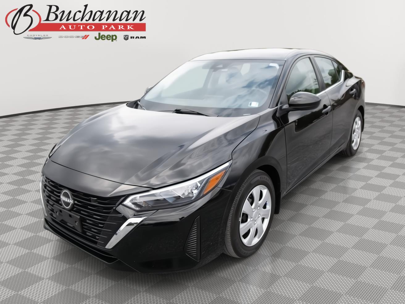Super Black 2024 Nissan Sentra Sedan Front-Wheel Drive Continuously Variable Transmission