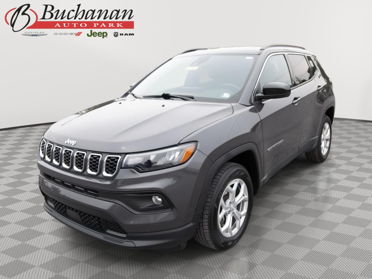Baltic Gray Metallic Clearcoat 2024 Jeep Compass SUV / Crossover Four-Wheel Drive 8-Speed Automatic