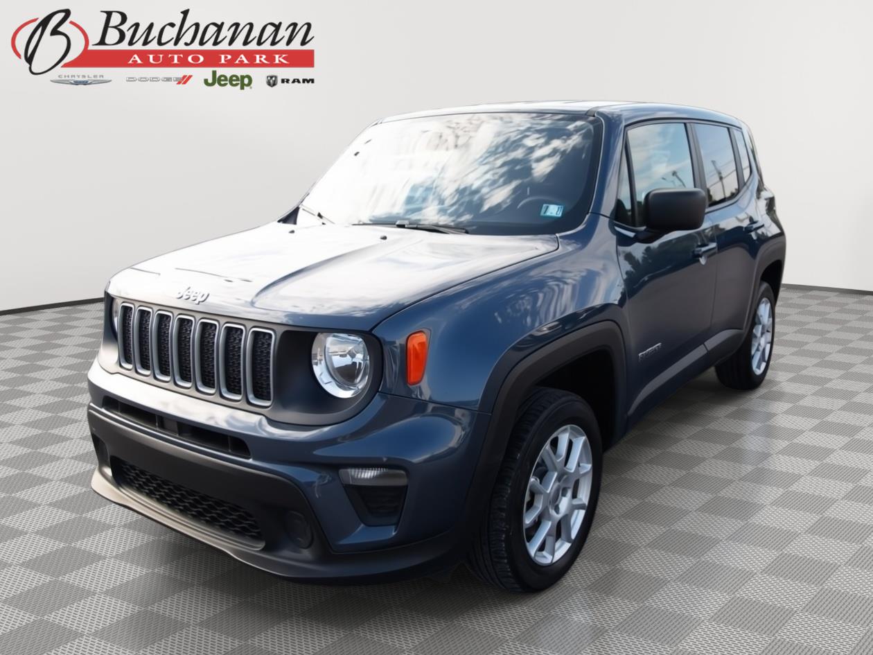 Slate Blue Pearlcoat 2023 Jeep Renegade SUV / Crossover Four-Wheel Drive 9-Speed Automatic