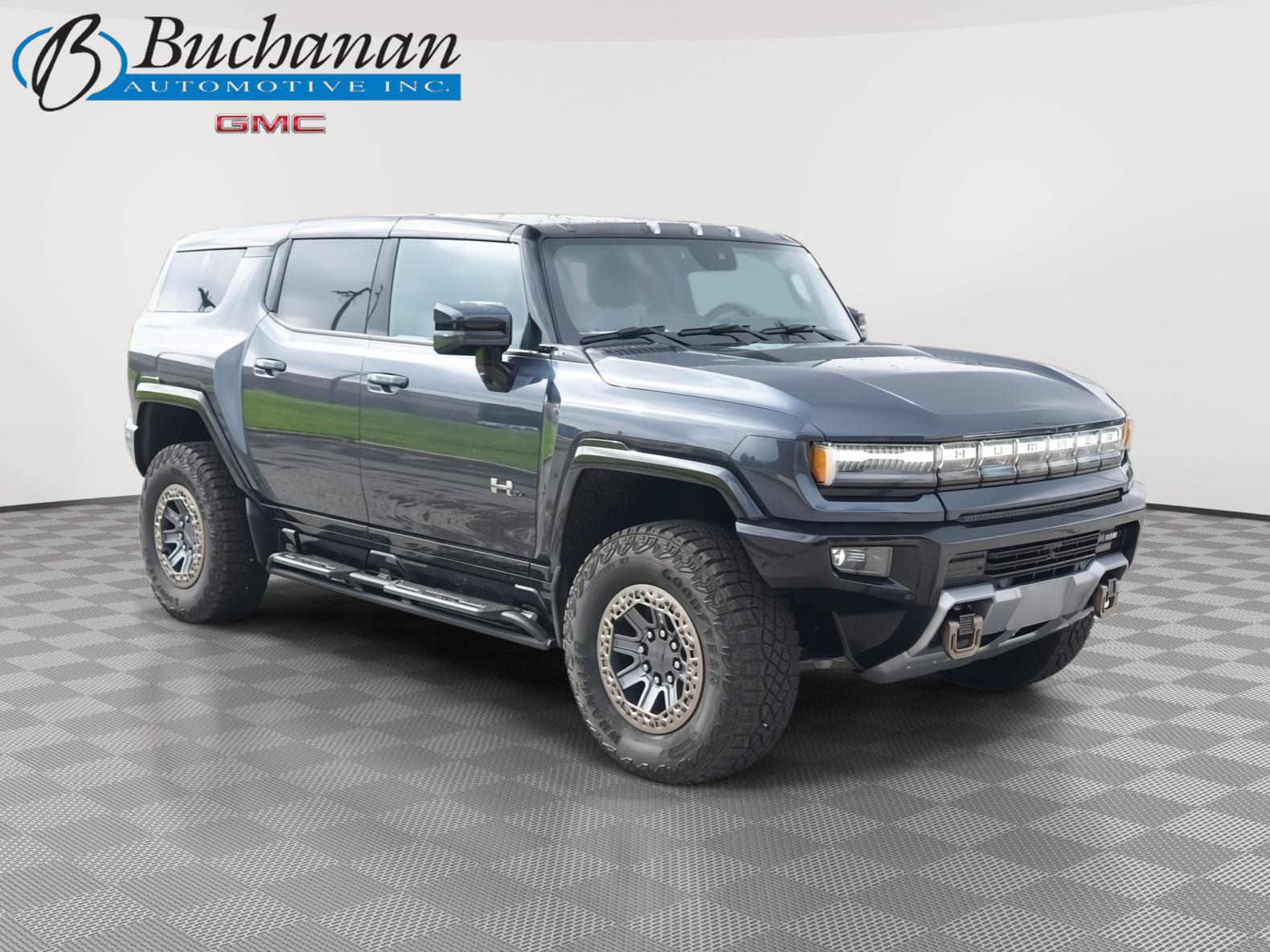 Gray (Graphite Blue Metallic) 2025 GMC Hummer EV SUV SUV / Crossover All-Wheel Drive Automatic