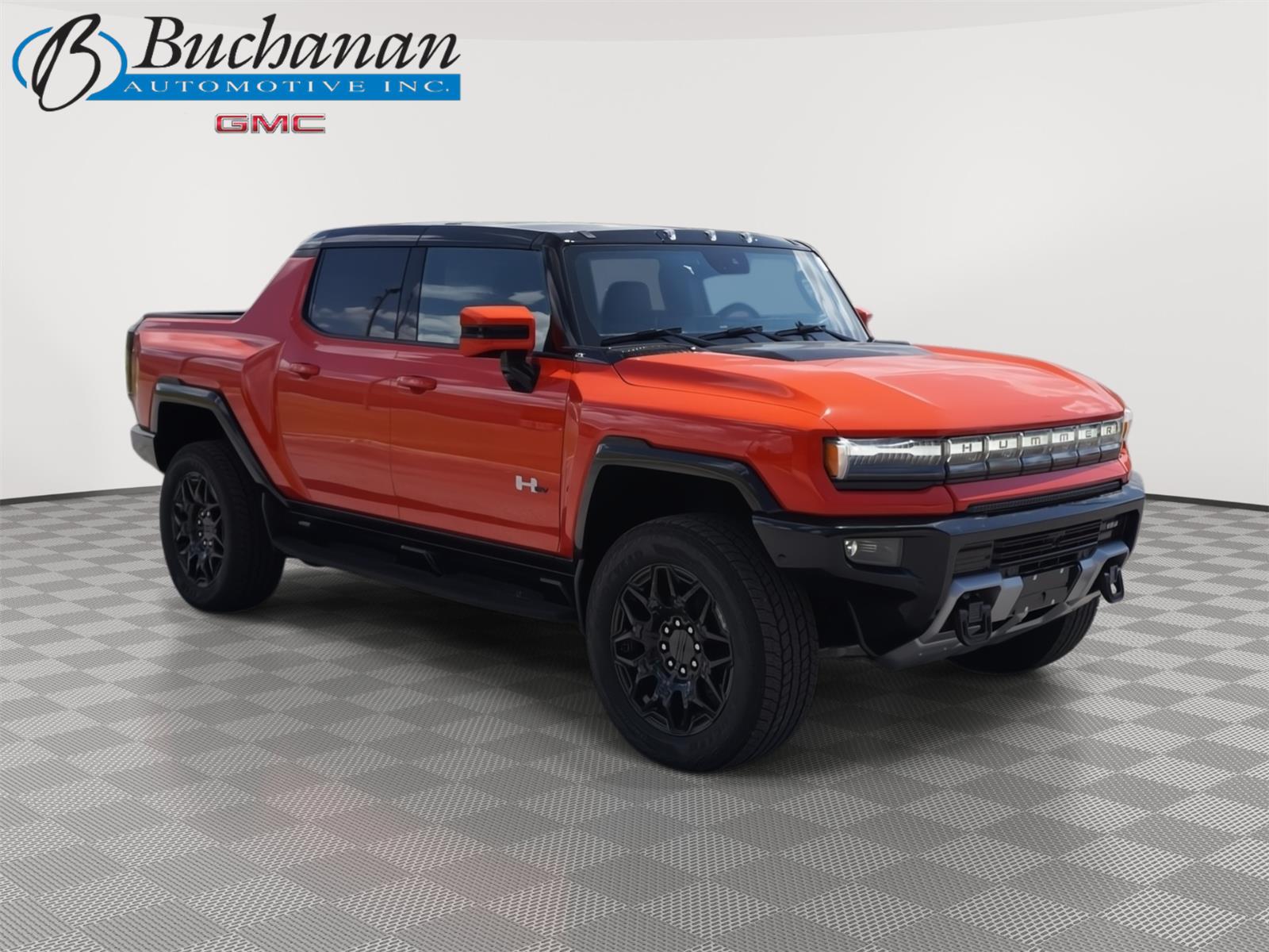Solar Orange 2025 GMC Hummer EV Pickup Pickup Truck All-Wheel Drive Automatic