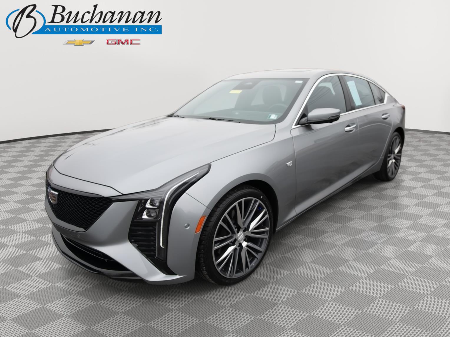 Argent Silver Metallic 2025 Cadillac CT5 Premium Luxury AWD Sedan All-Wheel Drive Automatic