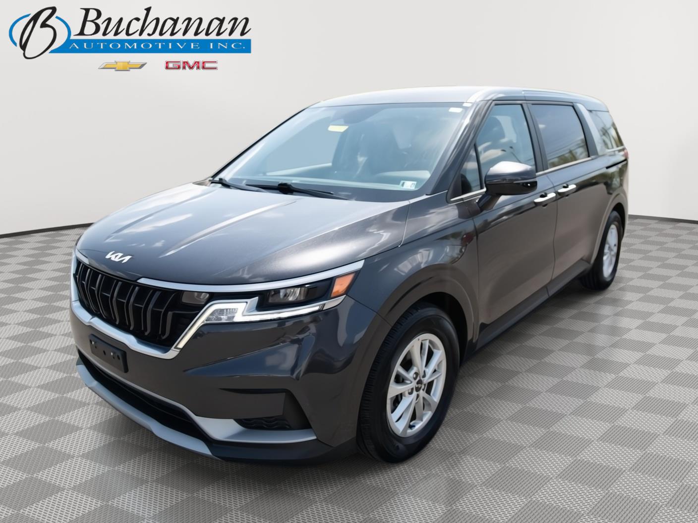 Aurora Black 2022 Kia Carnival Minivan Front-Wheel Drive Automatic