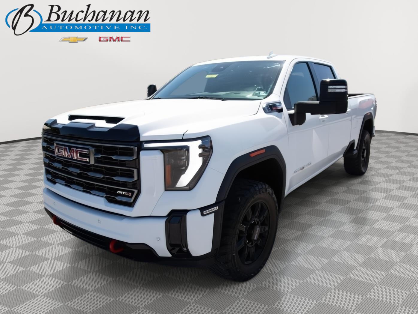 Summit White 2025 GMC Sierra 2500HD Pickup Truck Four-Wheel Drive Automatic
