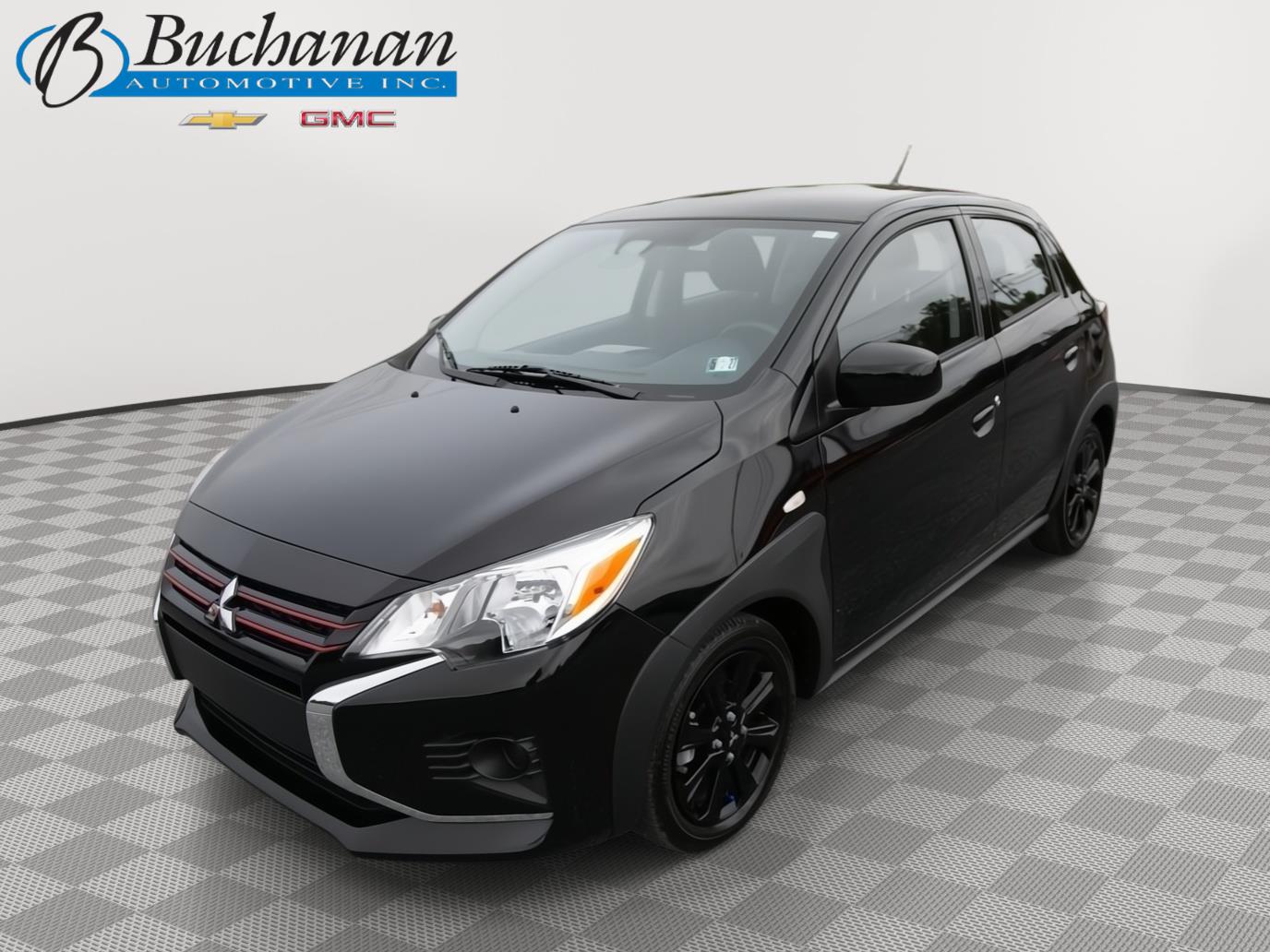 Jet Black Metallic 2024 Mitsubishi Mirage Hatchback Front-Wheel Drive Continuously Variable Transmission