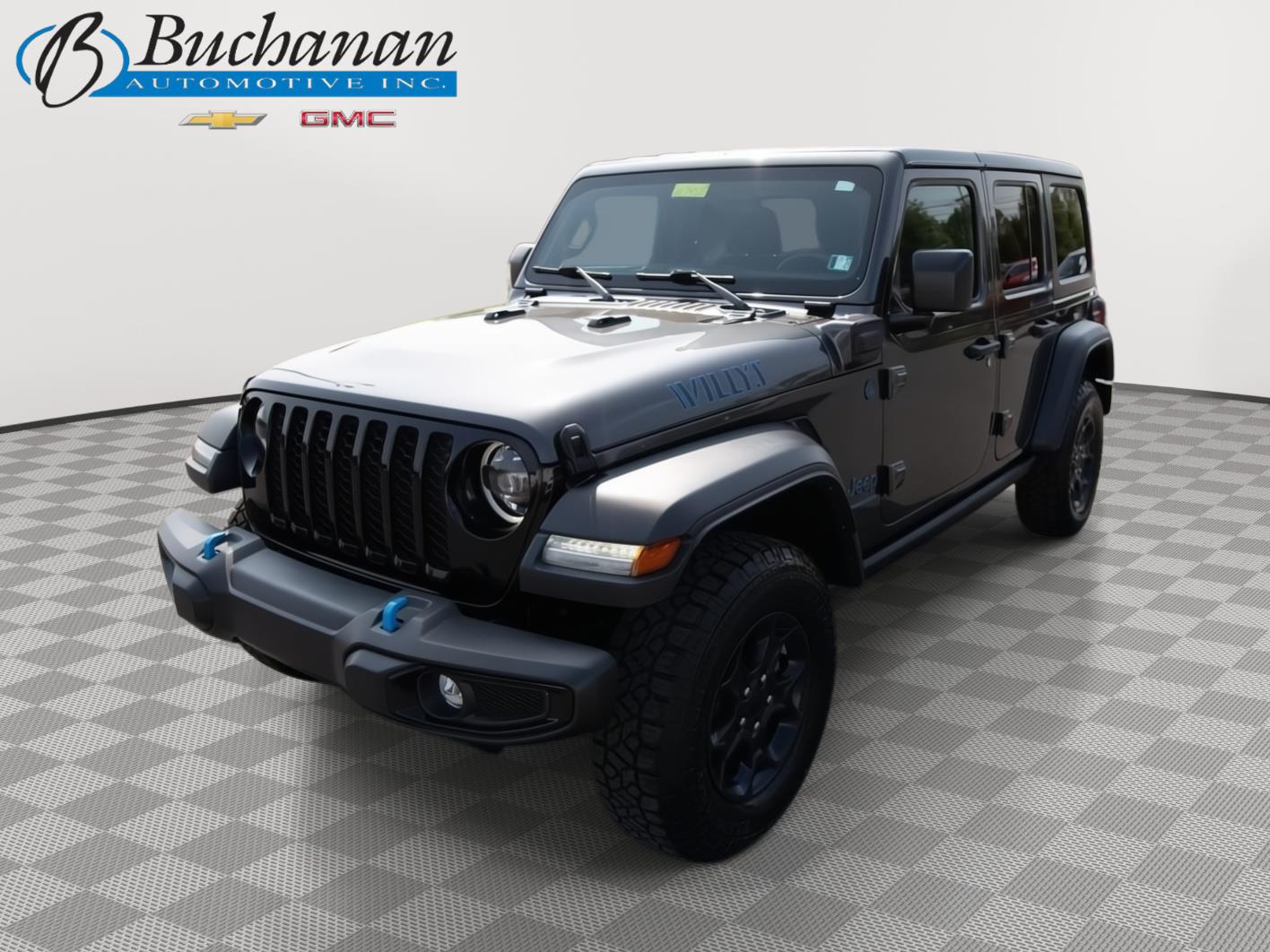 Gray (Granite Crystal Metallic Clearcoat) 2023 Jeep Wrangler 4xe SUV / Crossover Four-Wheel Drive 8-Speed Automatic