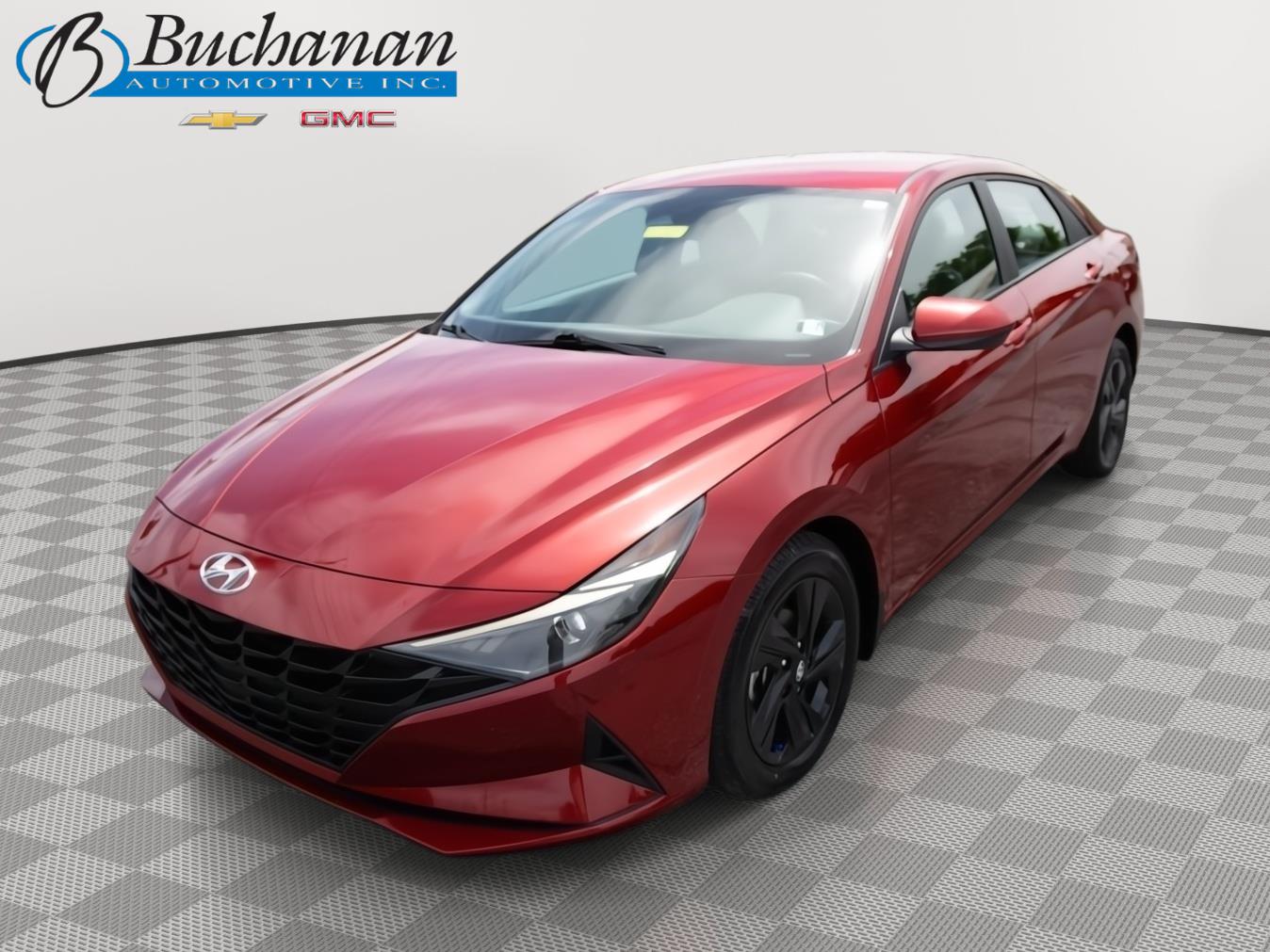 Ultimate Red 2023 Hyundai Elantra Sedan Front-Wheel Drive Continuously Variable Transmission