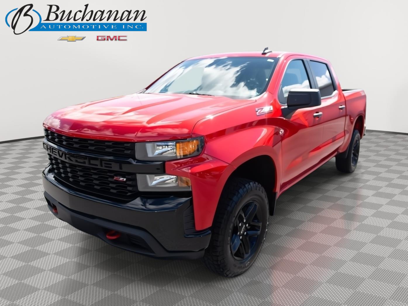 Red Hot 2021 Chevrolet Silverado 1500 Pickup Truck Four-Wheel Drive 6-Speed Automatic
