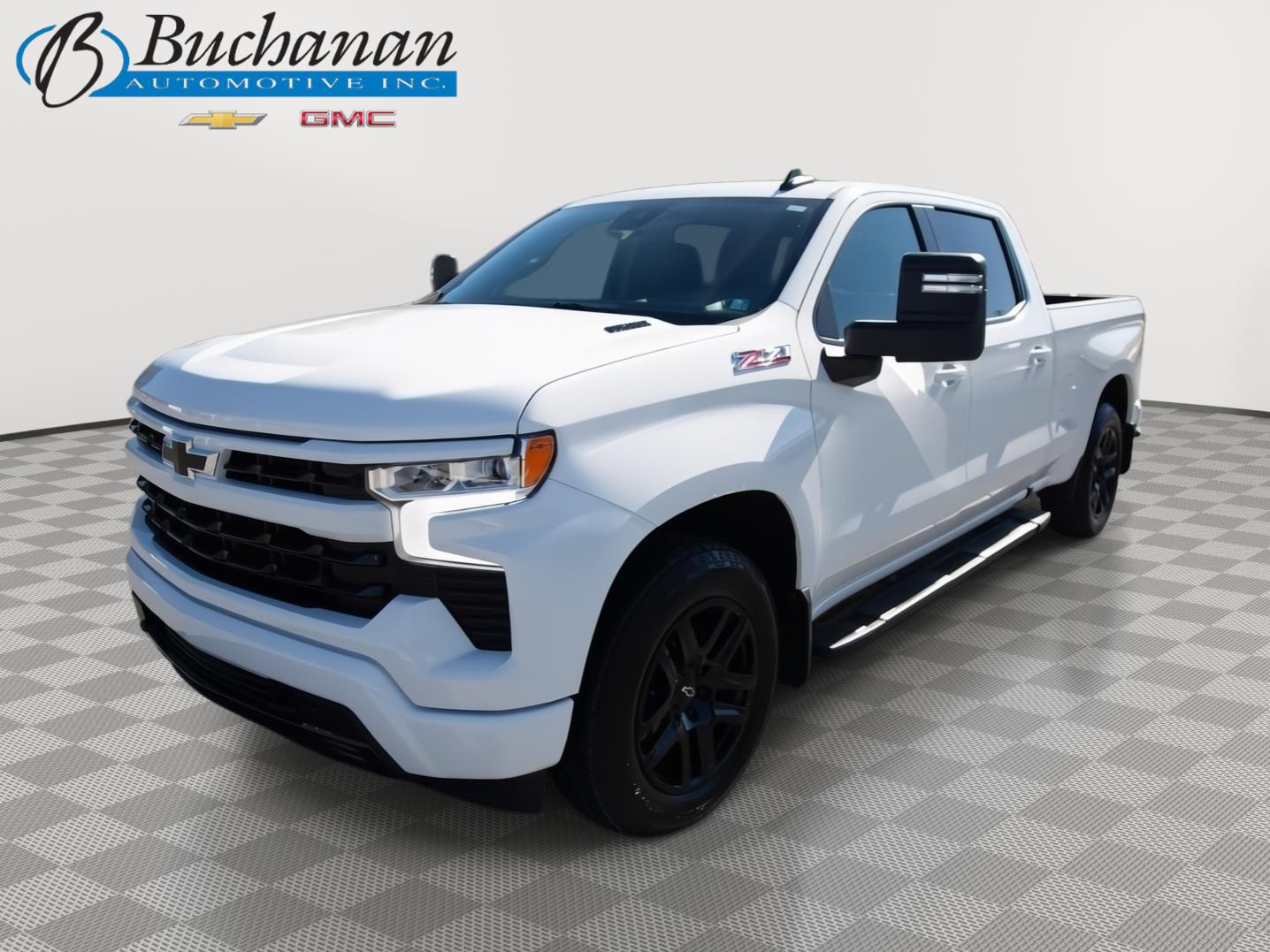 Summit White 2024 Chevrolet Silverado 1500 Pickup Truck Four-Wheel Drive 8-Speed Automatic