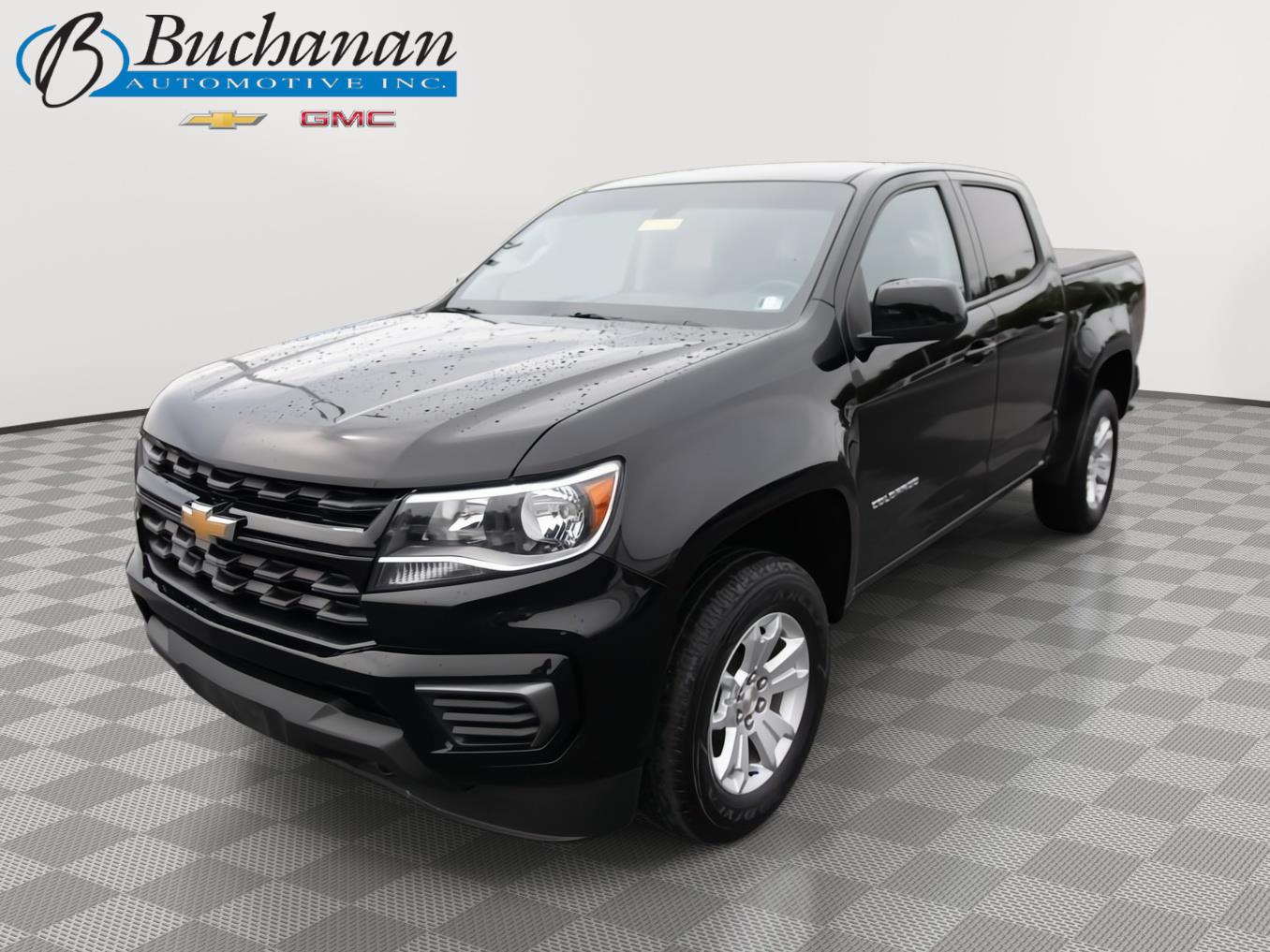 Black 2022 Chevrolet Colorado Pickup Truck Four-Wheel Drive 8-Speed Automatic