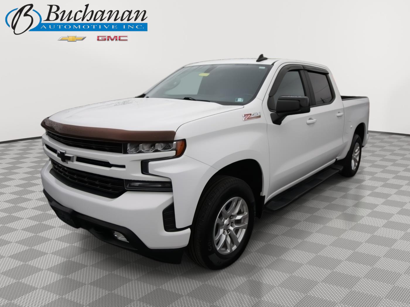 Summit White 2019 Chevrolet Silverado 1500 Pickup Truck Four-Wheel Drive 8-Speed Automatic