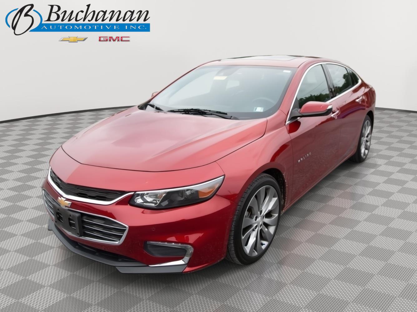 Cajun Red Tintcoat 2017 Chevrolet Malibu Sedan Front-Wheel Drive 9-Speed Automatic