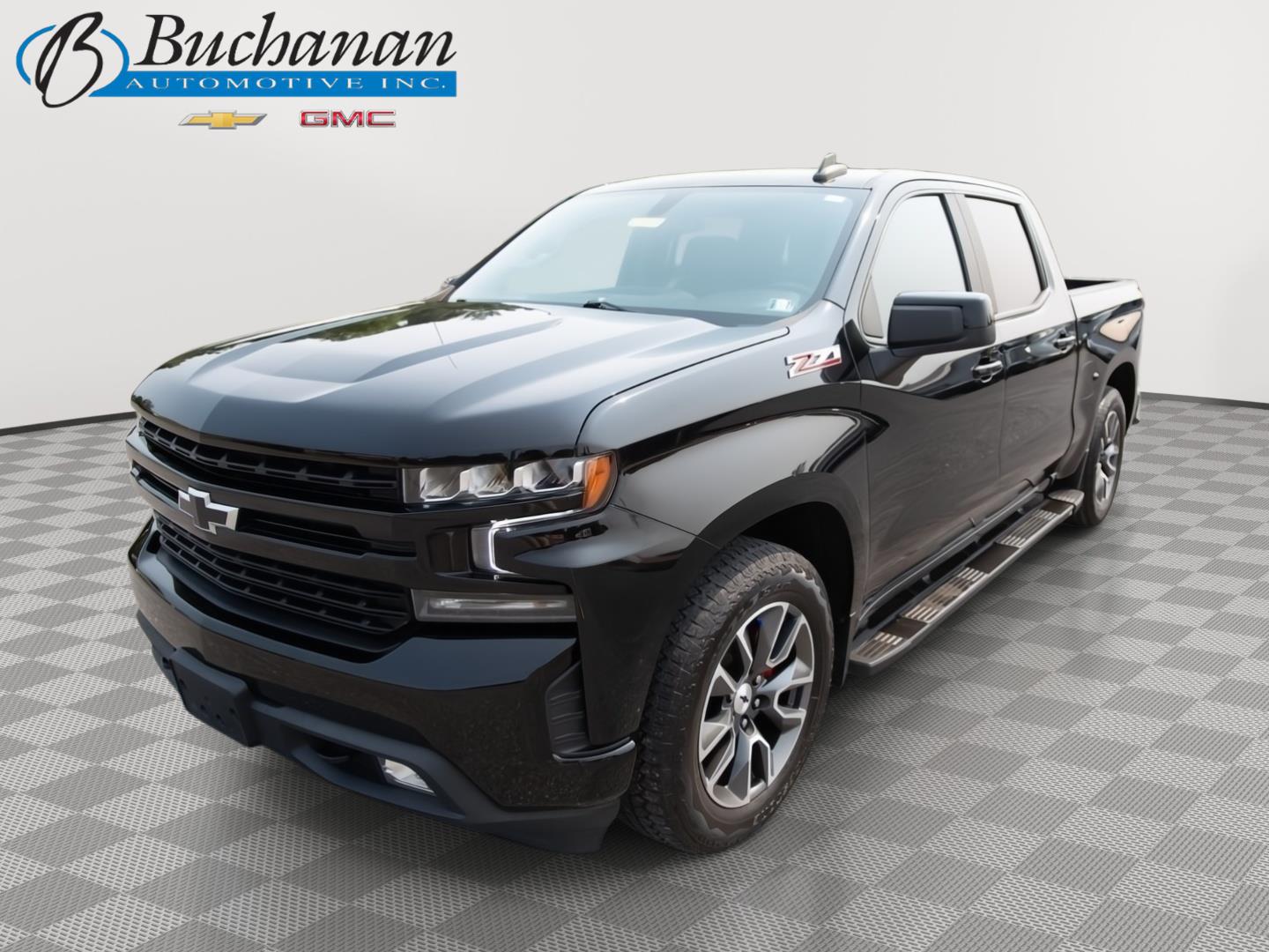 Black 2021 Chevrolet Silverado 1500 Pickup Truck Four-Wheel Drive 8-Speed Automatic