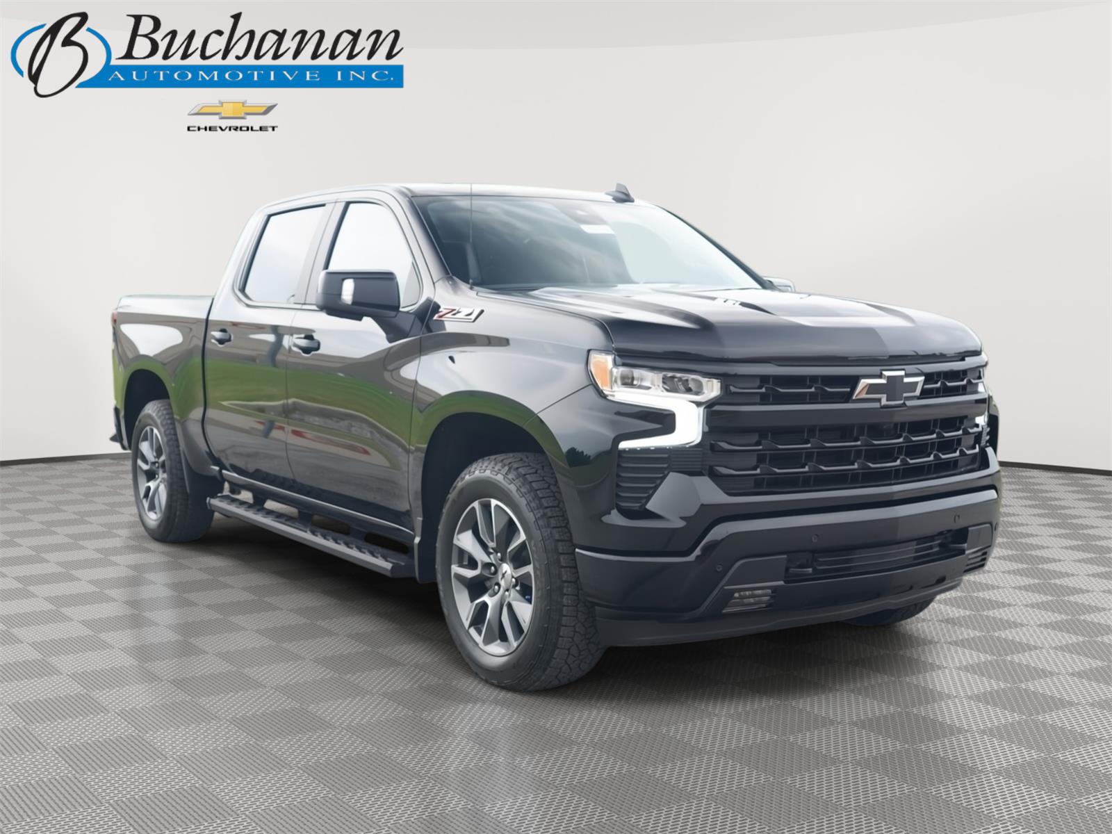 Black 2026 Chevrolet Silverado 1500 Pickup Truck Four-Wheel Drive Automatic