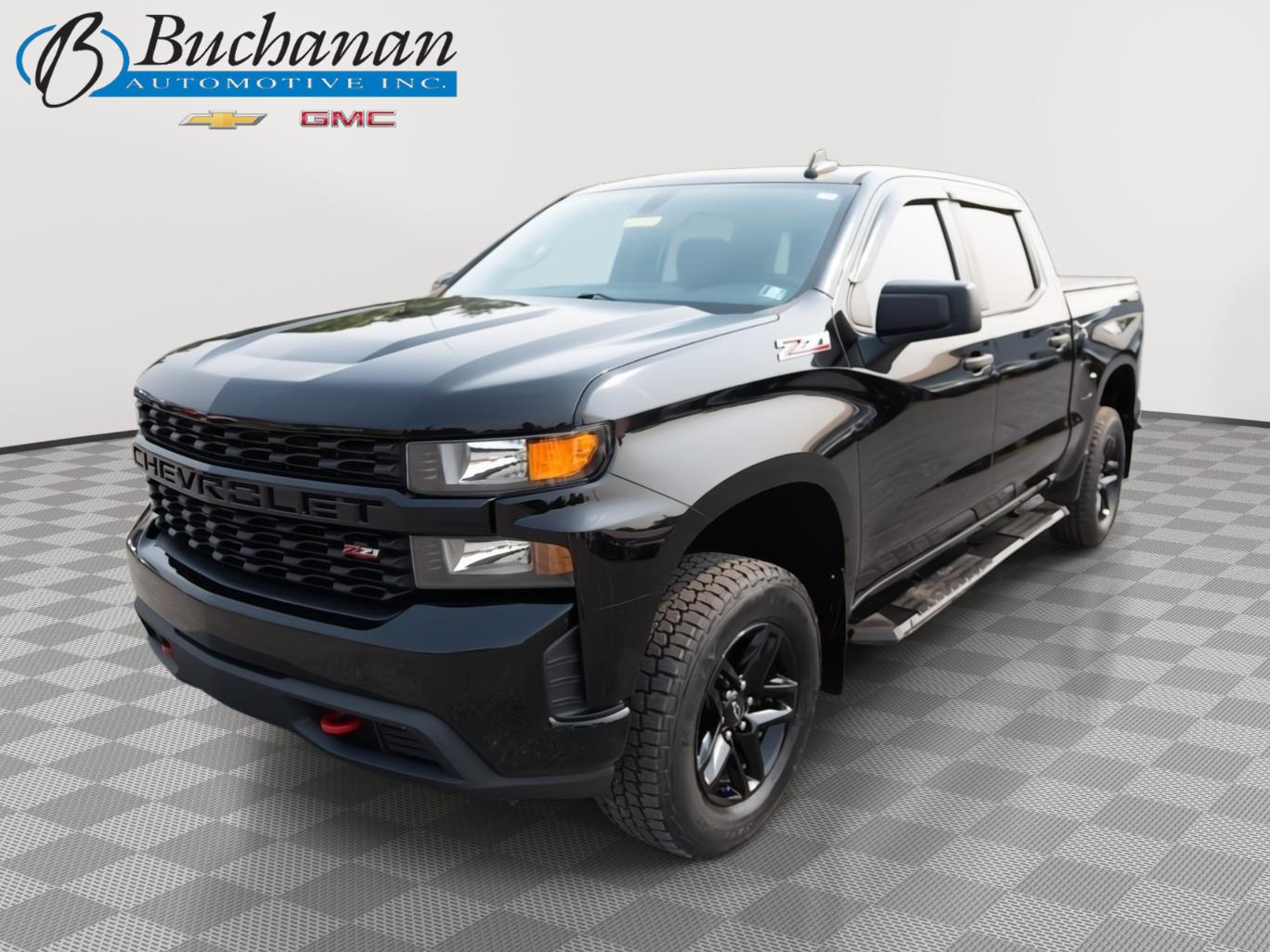 Black 2022 Chevrolet Silverado 1500 Pickup Truck Four-Wheel Drive 8-Speed Automatic