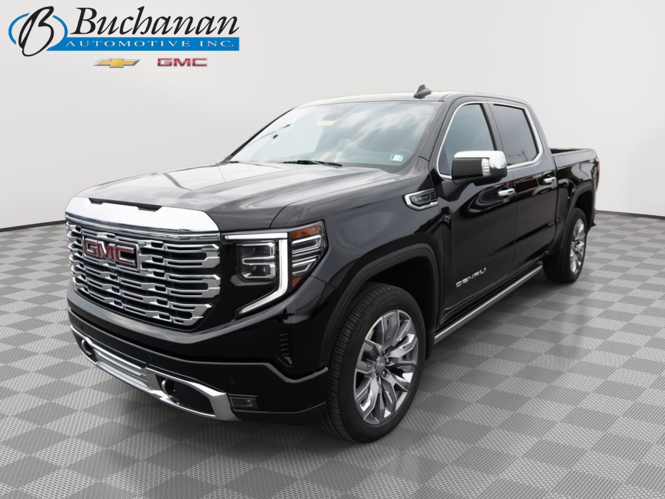 Onyx Black 2024 GMC Sierra 1500 Pickup Truck Four-Wheel Drive Automatic