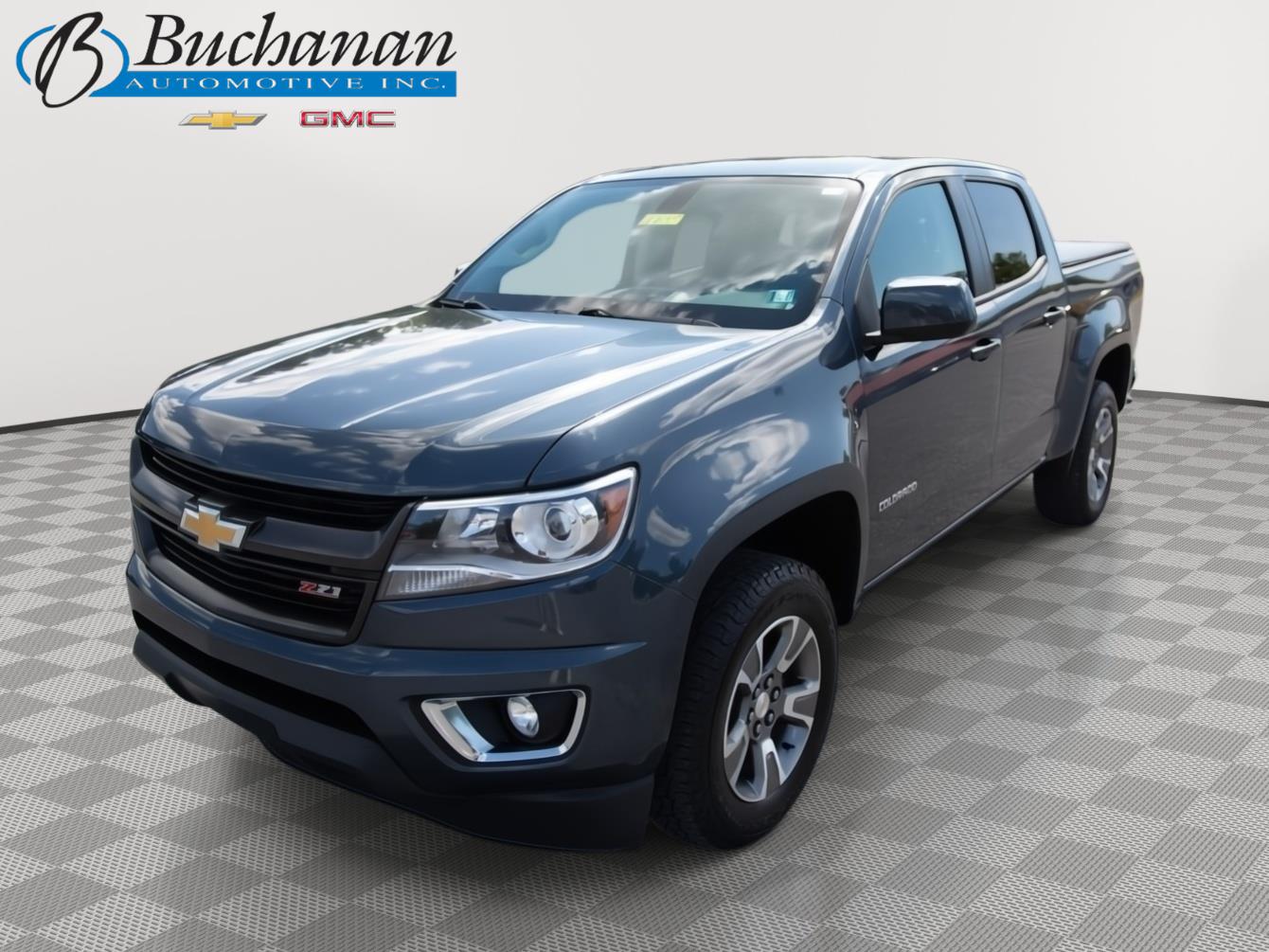 Shadow Gray Metallic 2019 Chevrolet Colorado Pickup Truck Four-Wheel Drive 8-Speed Automatic