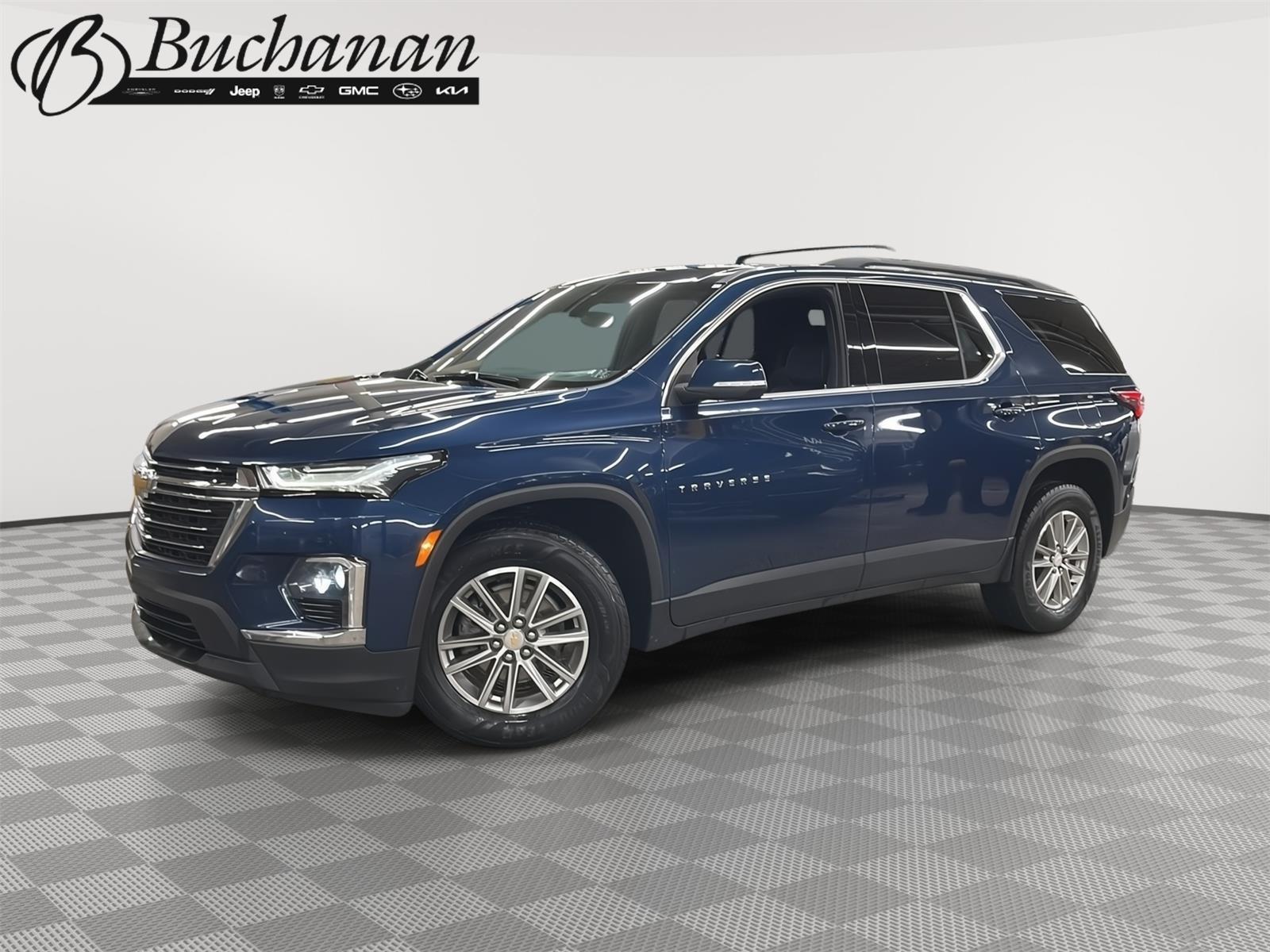 Northsky Blue Metallic 2022 Chevrolet Traverse SUV / Crossover Four-Wheel Drive 9-Speed Automatic