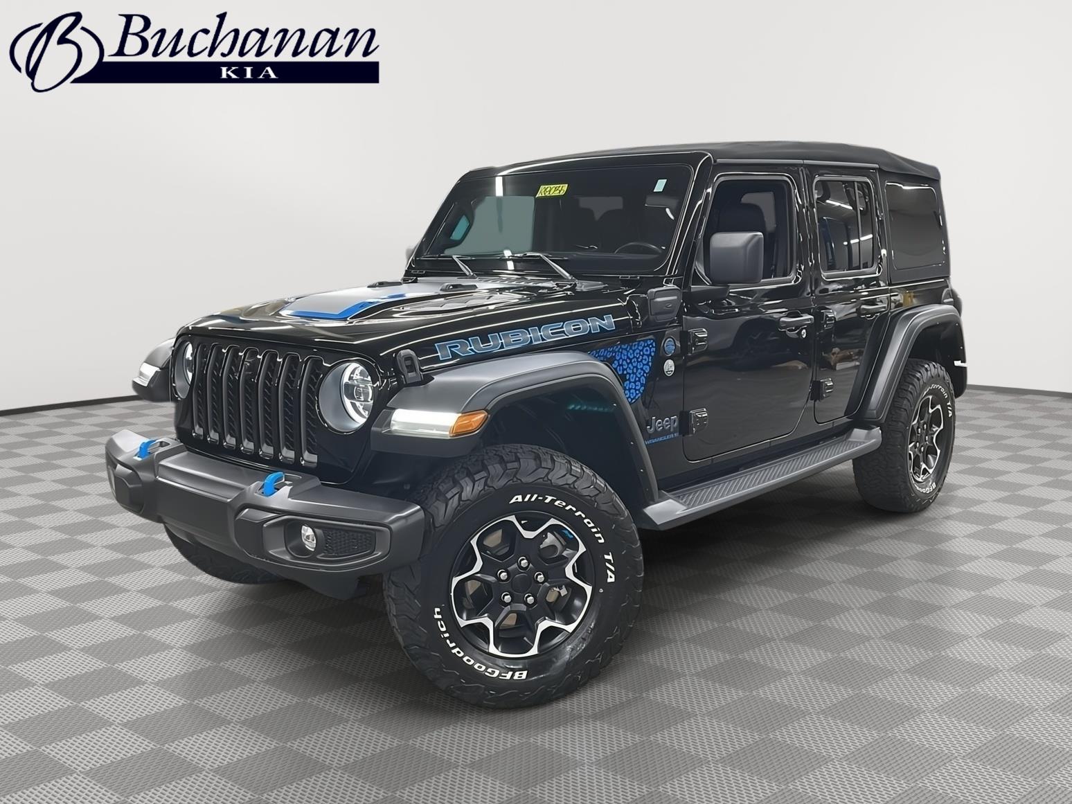 Black Clearcoat 2023 Jeep Wrangler 4xe SUV / Crossover Four-Wheel Drive 8-Speed Automatic