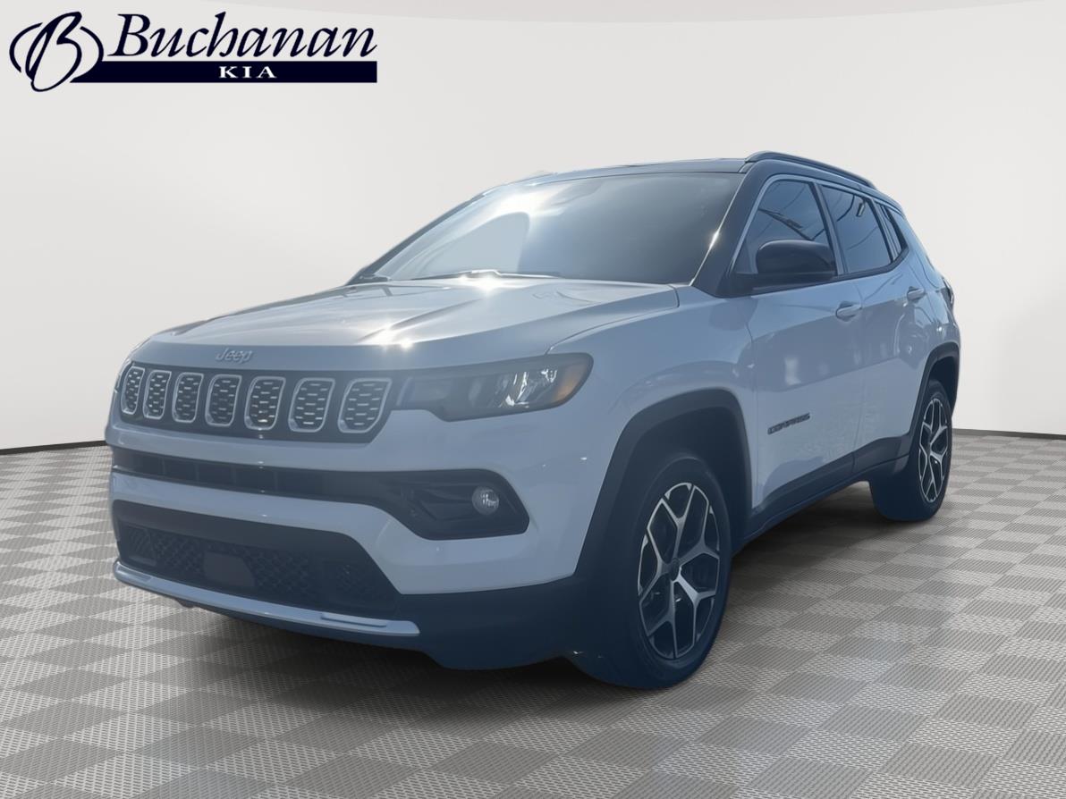 Bright White Clearcoat 2025 Jeep Compass SUV / Crossover Four-Wheel Drive 8-Speed Automatic