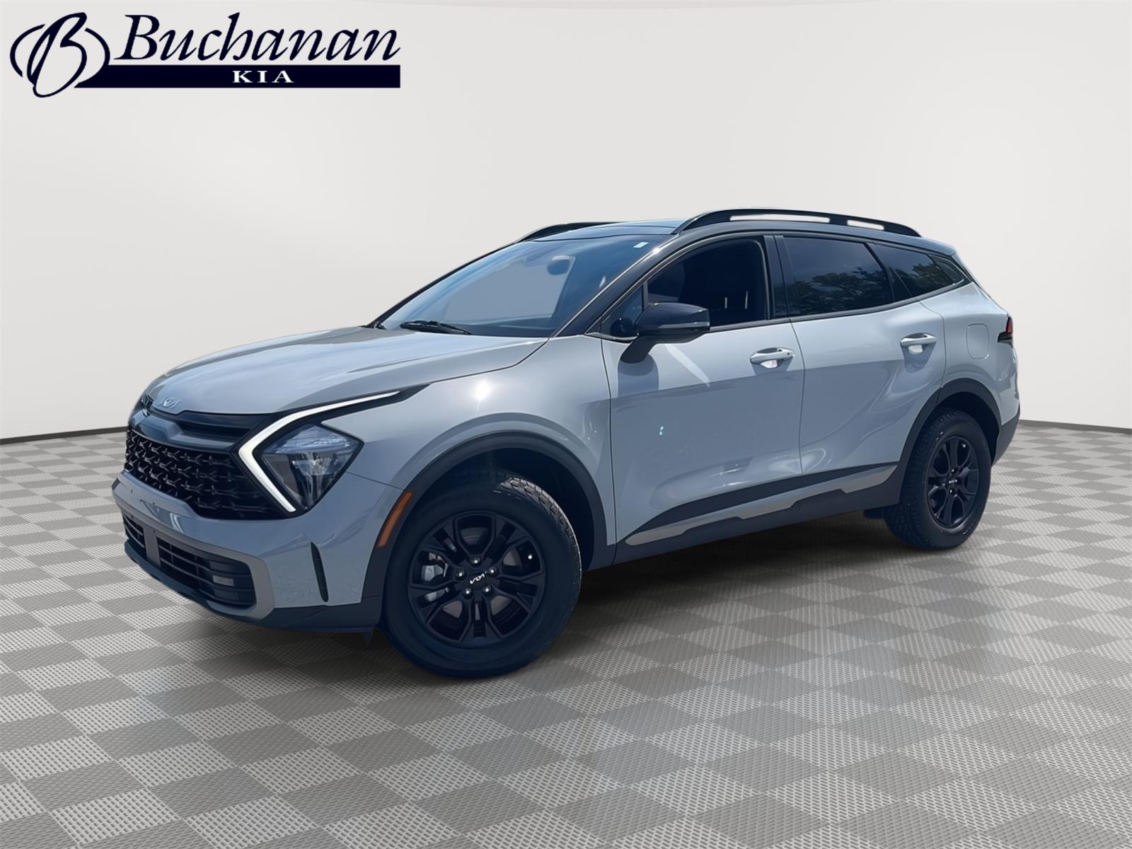 Wolf Gray/Ebony Black Roof 2023 Kia Sportage X-Pro AWD SUV / Crossover All-Wheel Drive Automatic